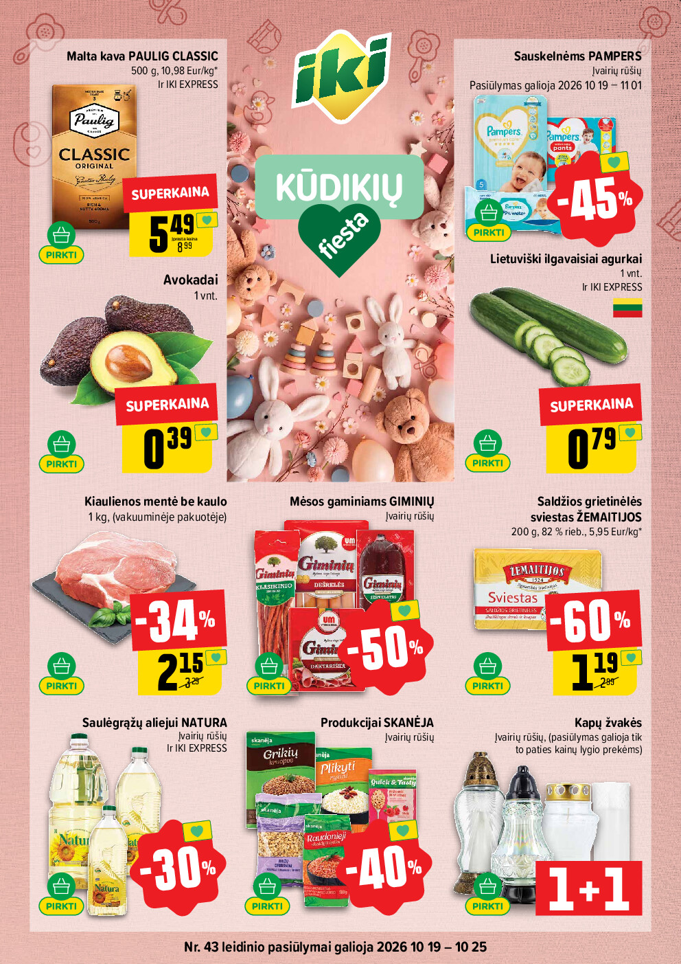 IKI Kainų leidinys Nr. 43 (2026-10-19 - 2026-10-25) | 1