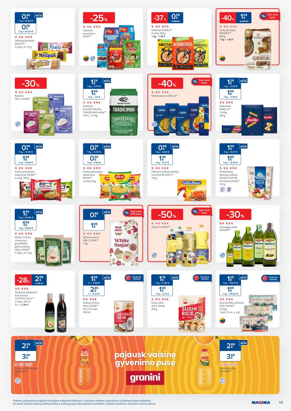 MAXIMA - Kaininis leidinys Nr.1 (2025 12 29 - 2026 01 05) | 13