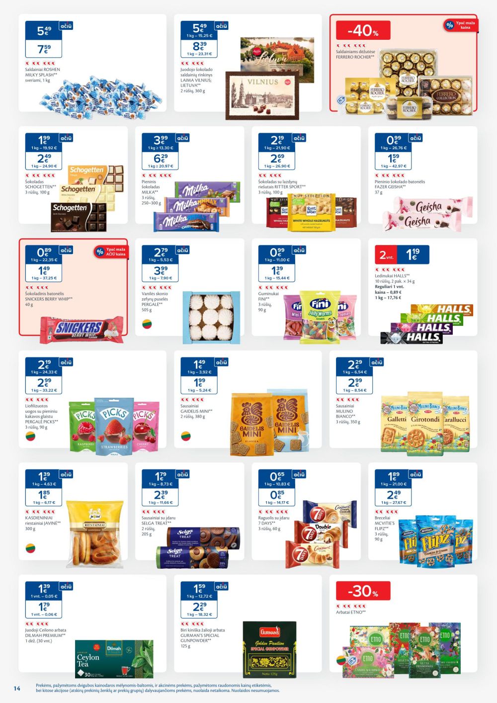 MAXIMA - Kaininis leidinys Nr.1 (2025 12 29 - 2026 01 05) | 14