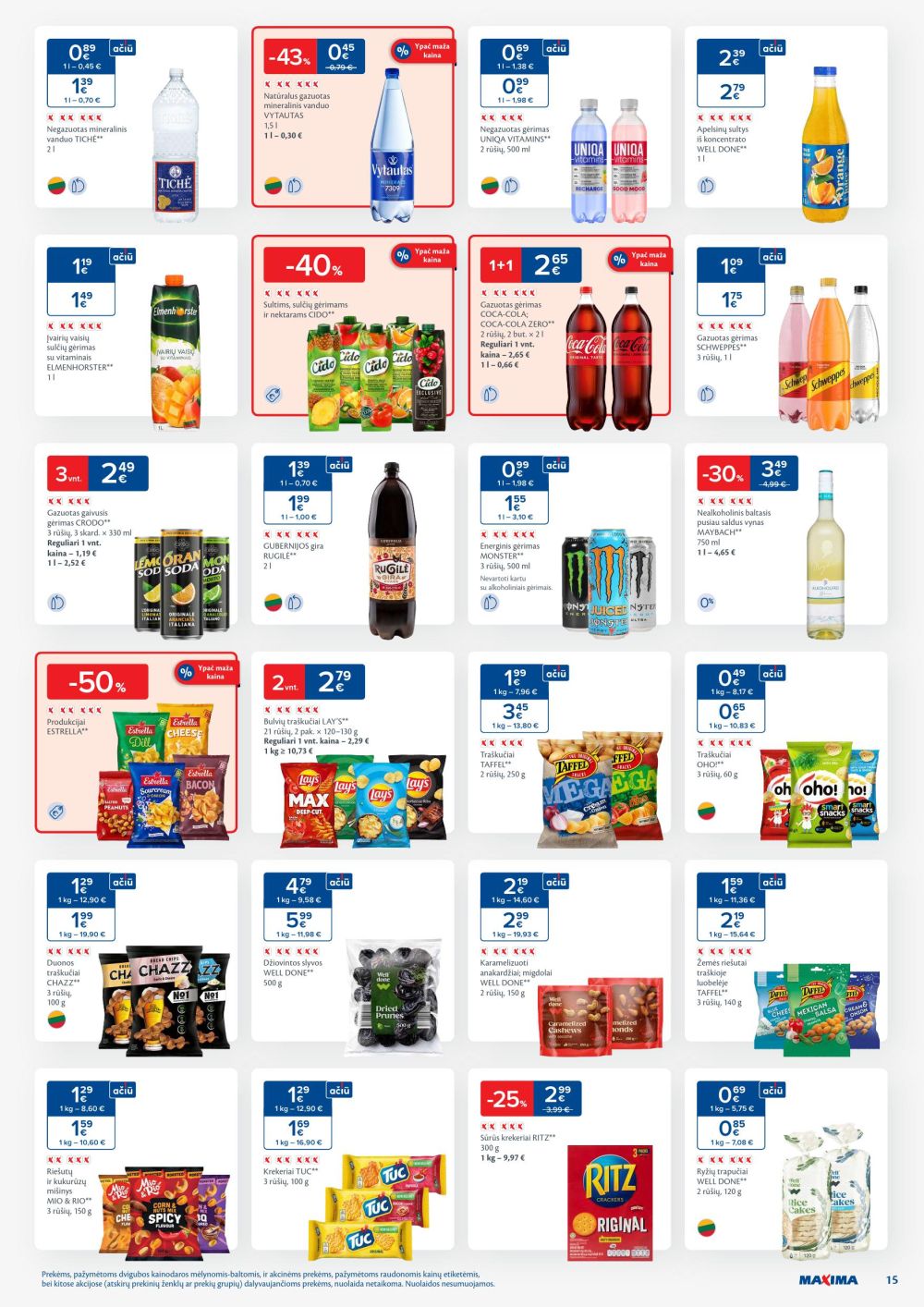 MAXIMA - Kaininis leidinys Nr.1 (2025 12 29 - 2026 01 05) | 15