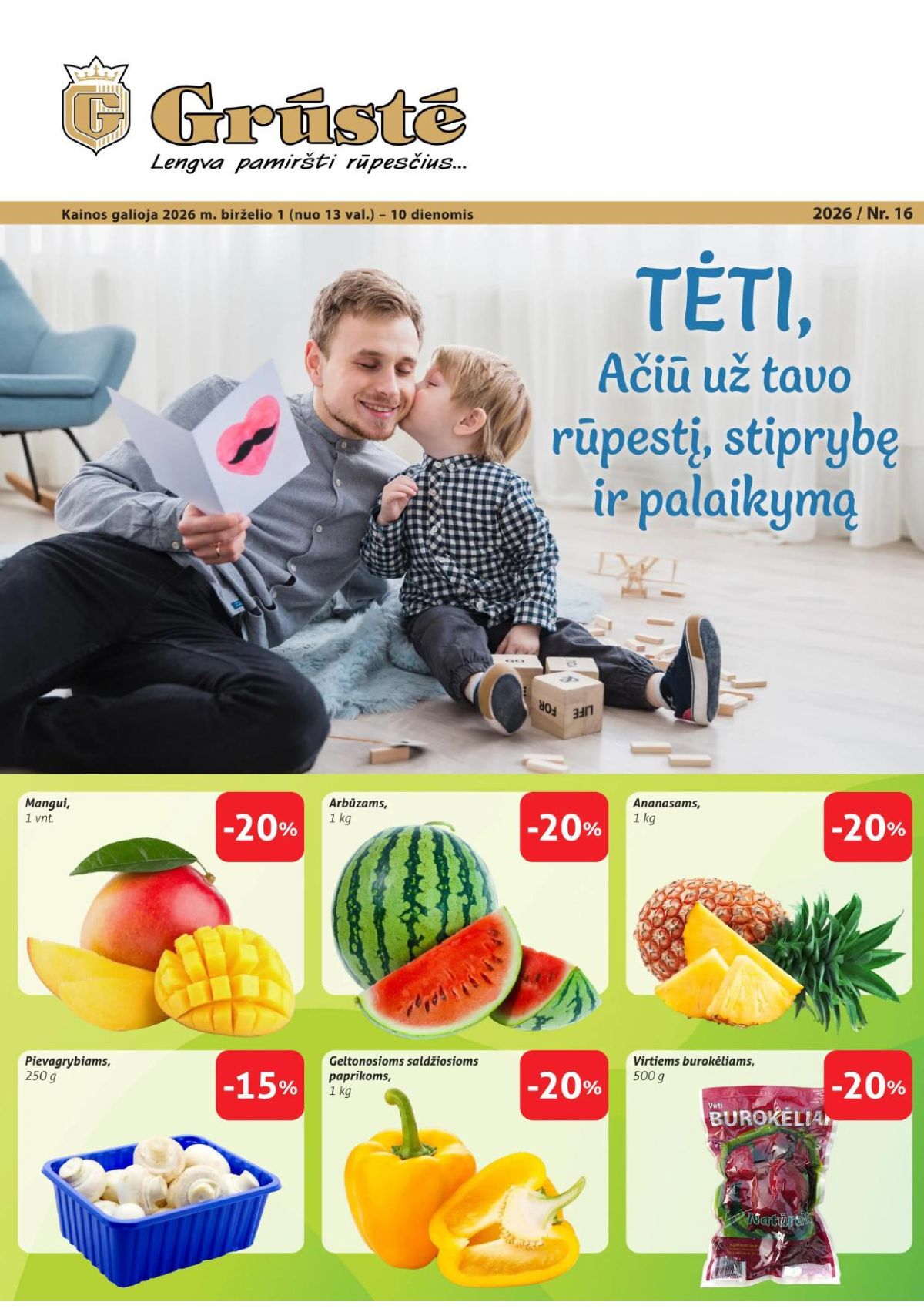 GRŪSTĖ - Leidinys Nr.16 (2026 06 01 - 2026 06 10) | 1