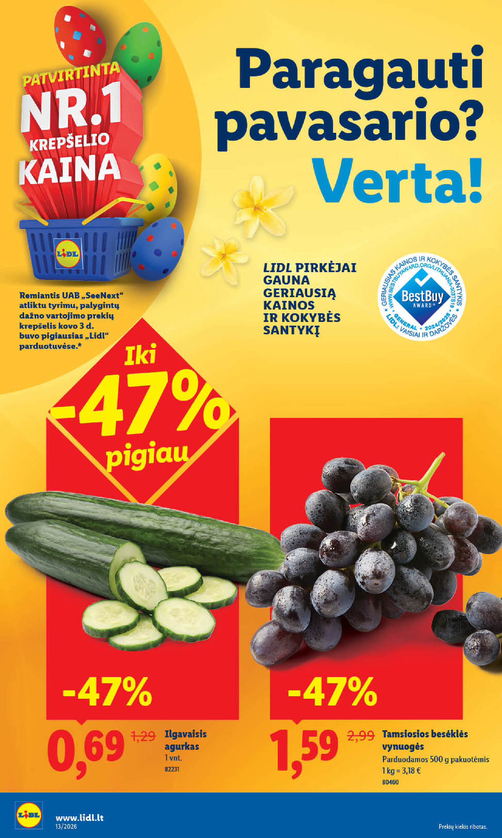 MAISTO PREKIŲ PASIŪLYMAI (2026-03-23 - 2026-03-29) | 28