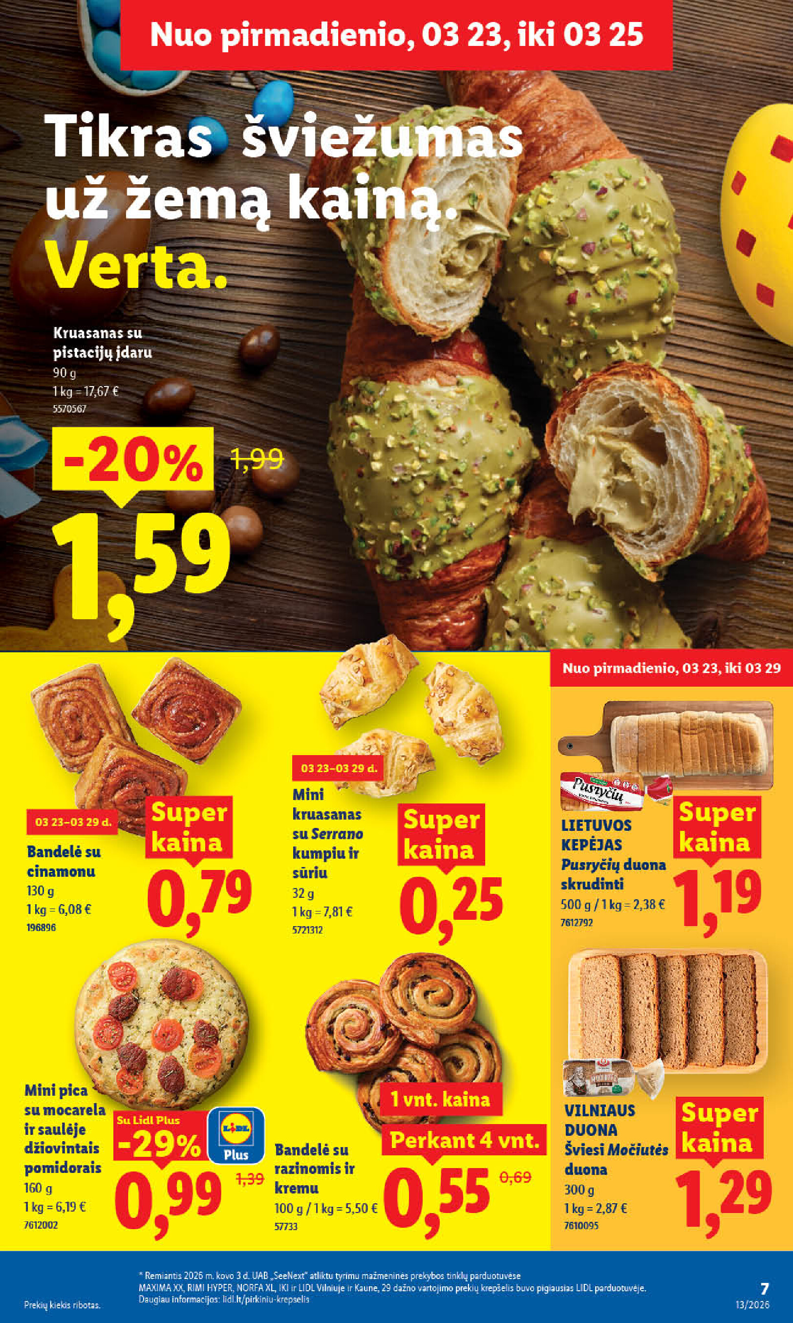 MAISTO PREKIŲ PASIŪLYMAI (2026-03-23 - 2026-03-29) | 7