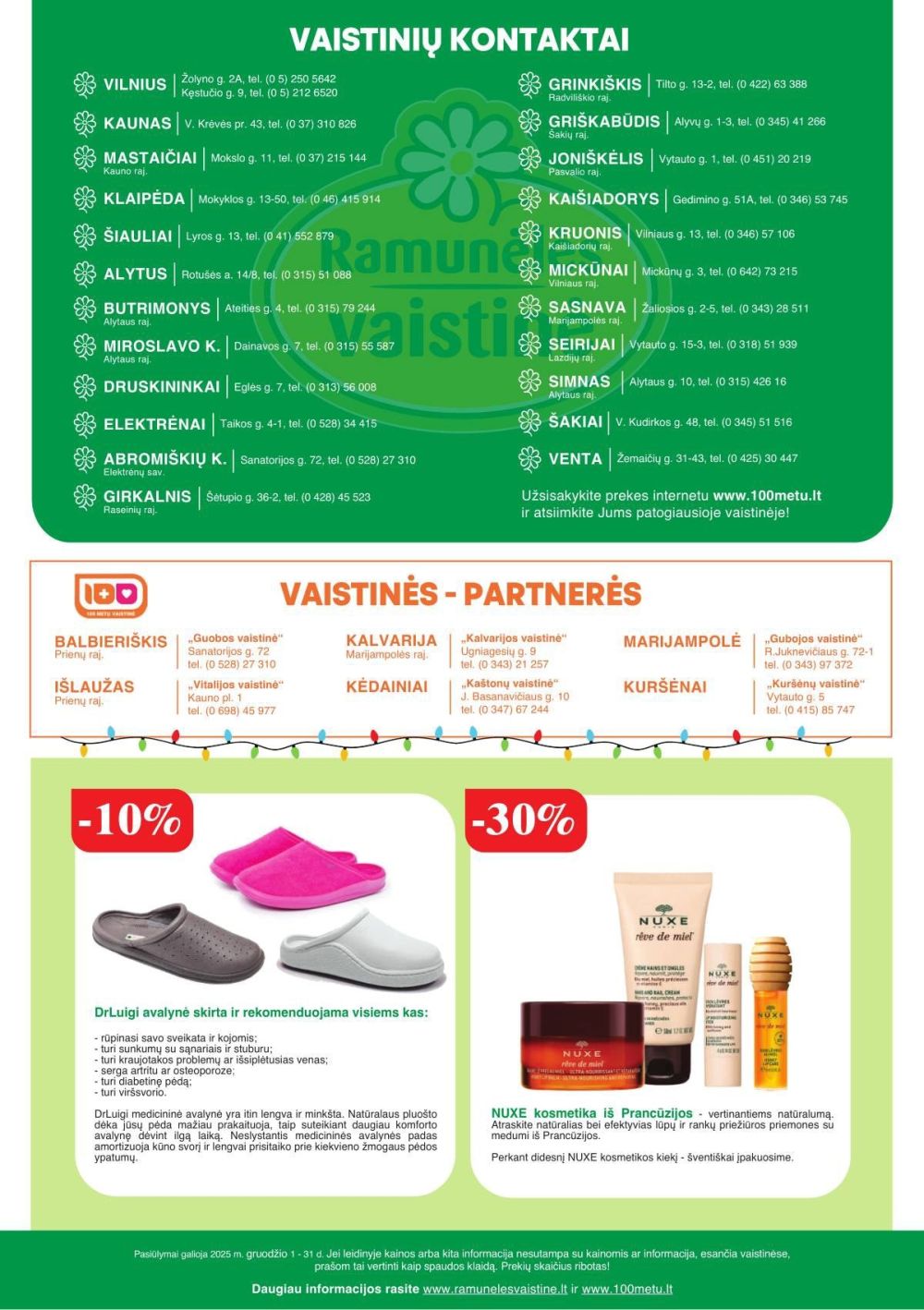 RAMUNĖLĖS VAISTINĖ (2025 12 01 - 2025 12 31) | 8