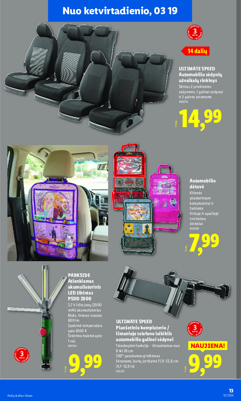 NE MAISTO PREKIŲ PASIŪLYMAI (2026-03-16 - 2026-03-22) | 13