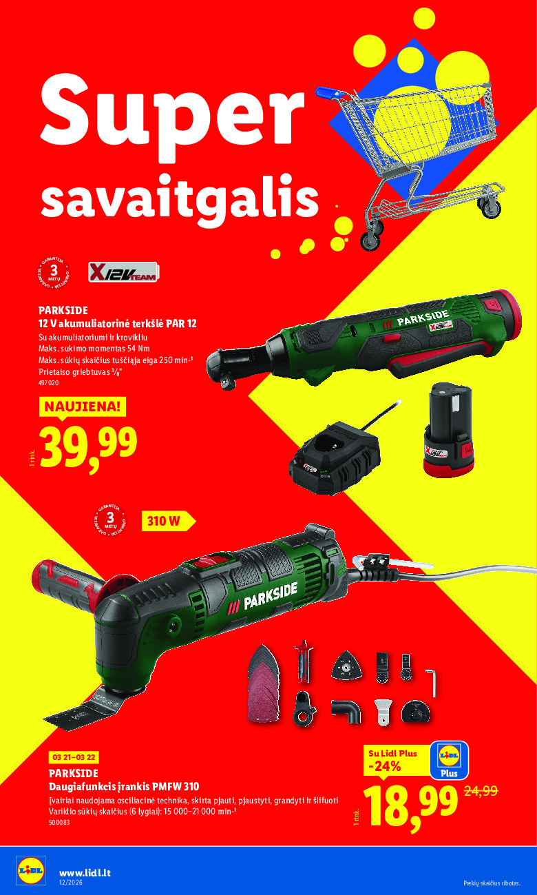 NE MAISTO PREKIŲ PASIŪLYMAI (2026-03-16 - 2026-03-22) | 22