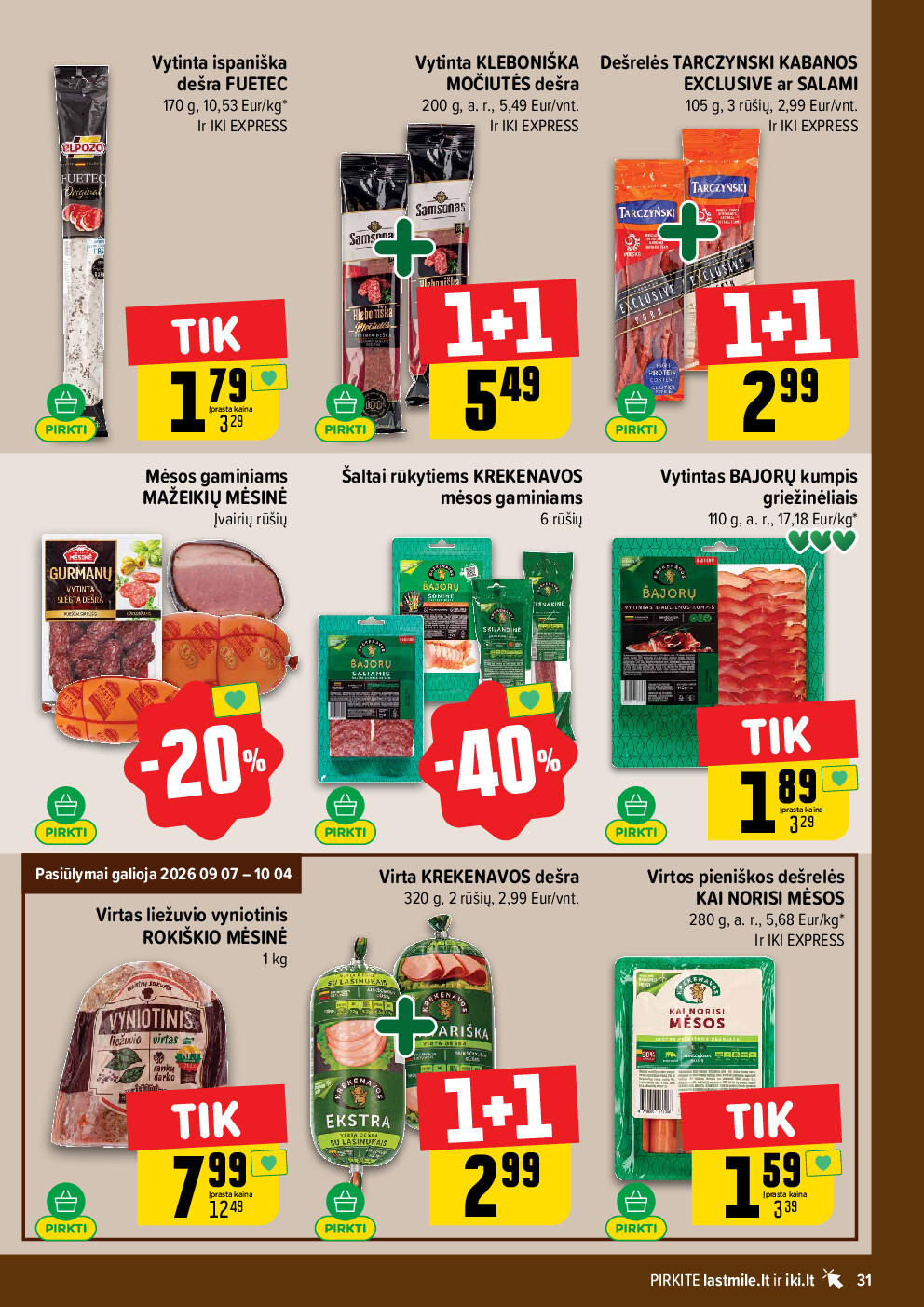 IKI Kainų leidinys Nr. 37 (2026-09-07 - 2026-09-13) | 31