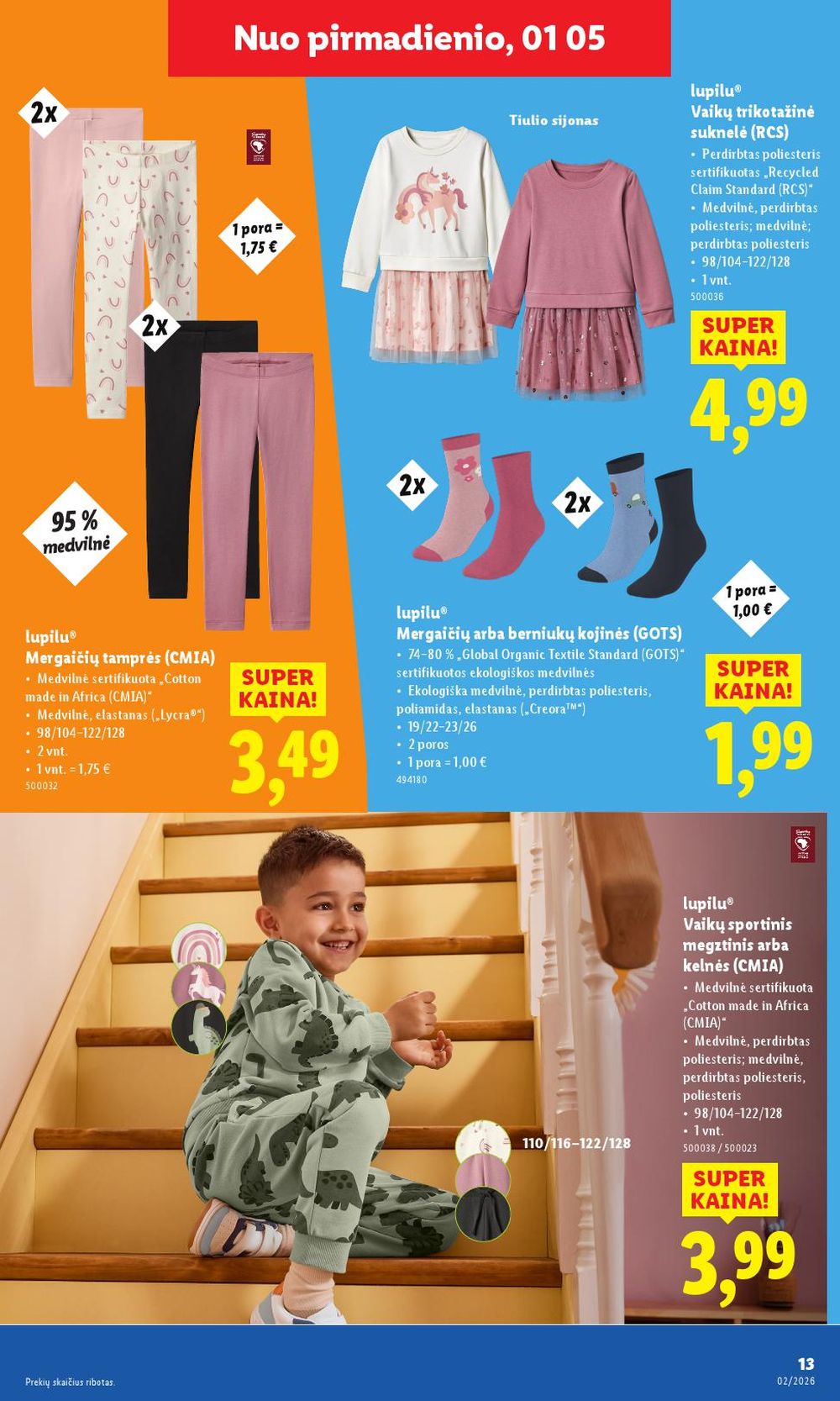 LIDL - Ne maisto prekių pasiūlymai (2026 01 05 - 2026 01 11) | 13