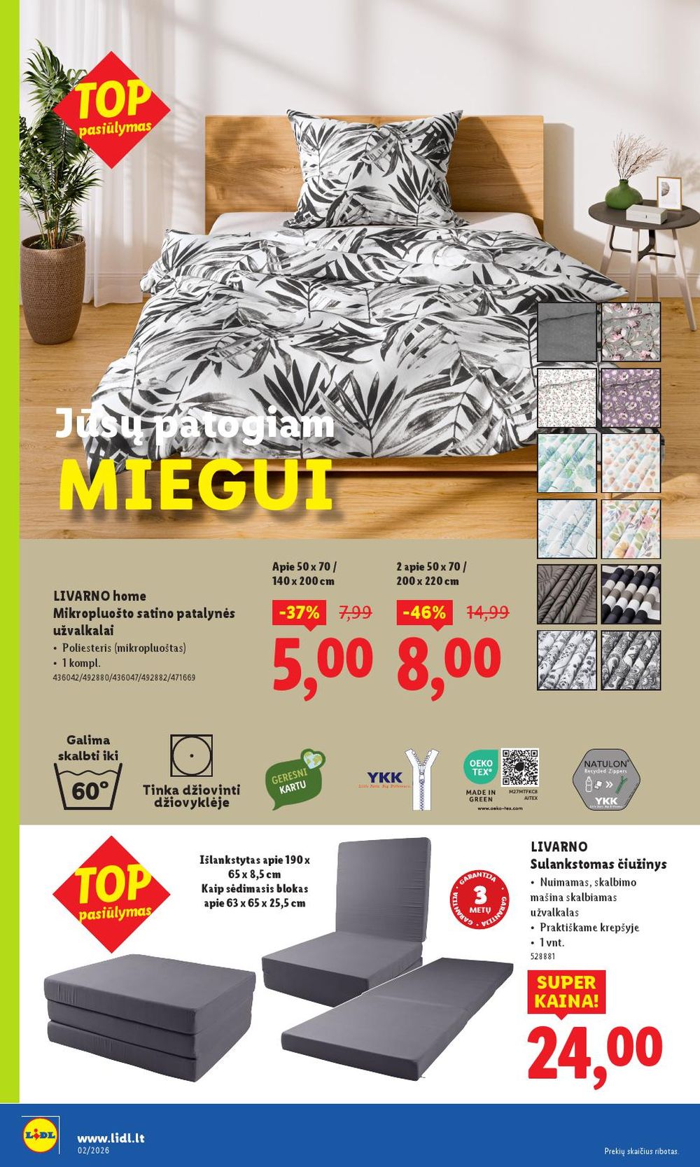 LIDL - Ne maisto prekių pasiūlymai (2026 01 05 - 2026 01 11) | 14