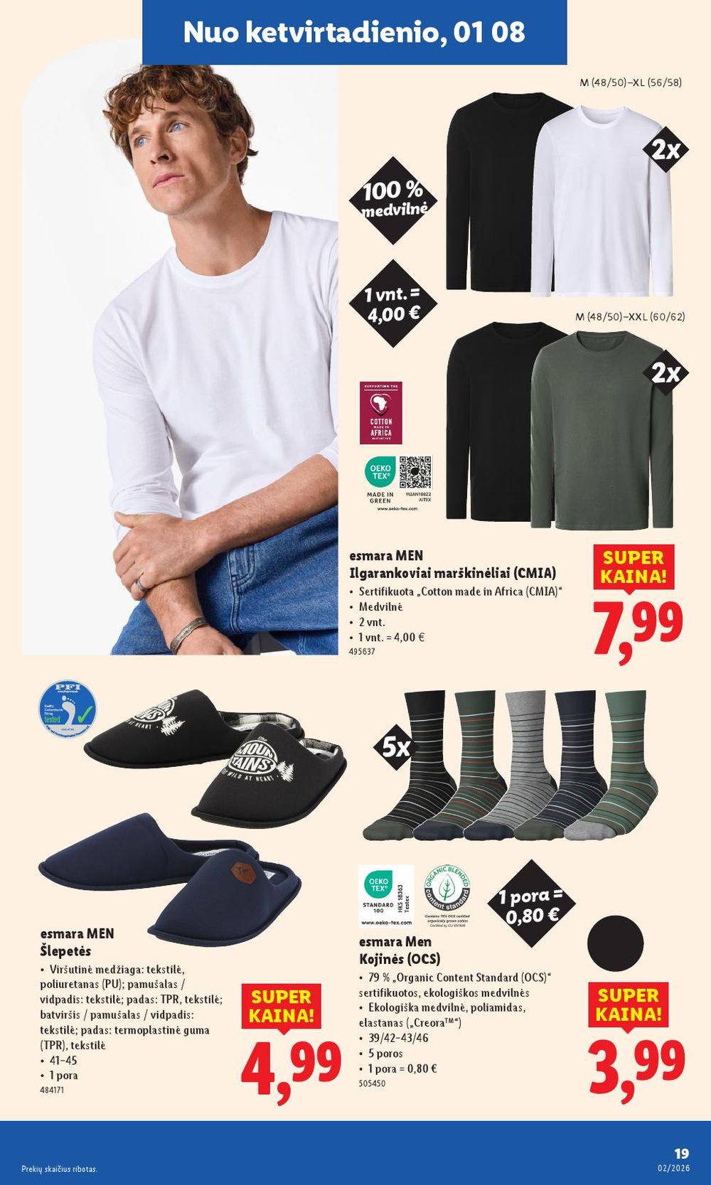 LIDL - Ne maisto prekių pasiūlymai (2026 01 05 - 2026 01 11) | 19