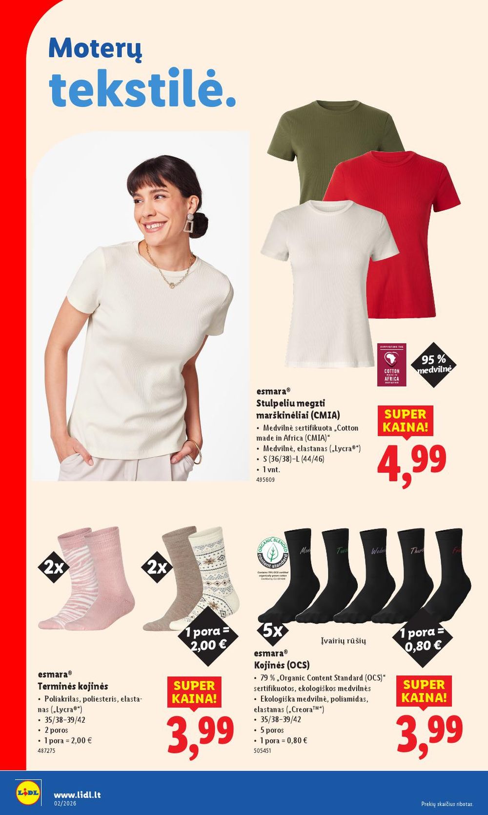 LIDL - Ne maisto prekių pasiūlymai (2026 01 05 - 2026 01 11) | 20