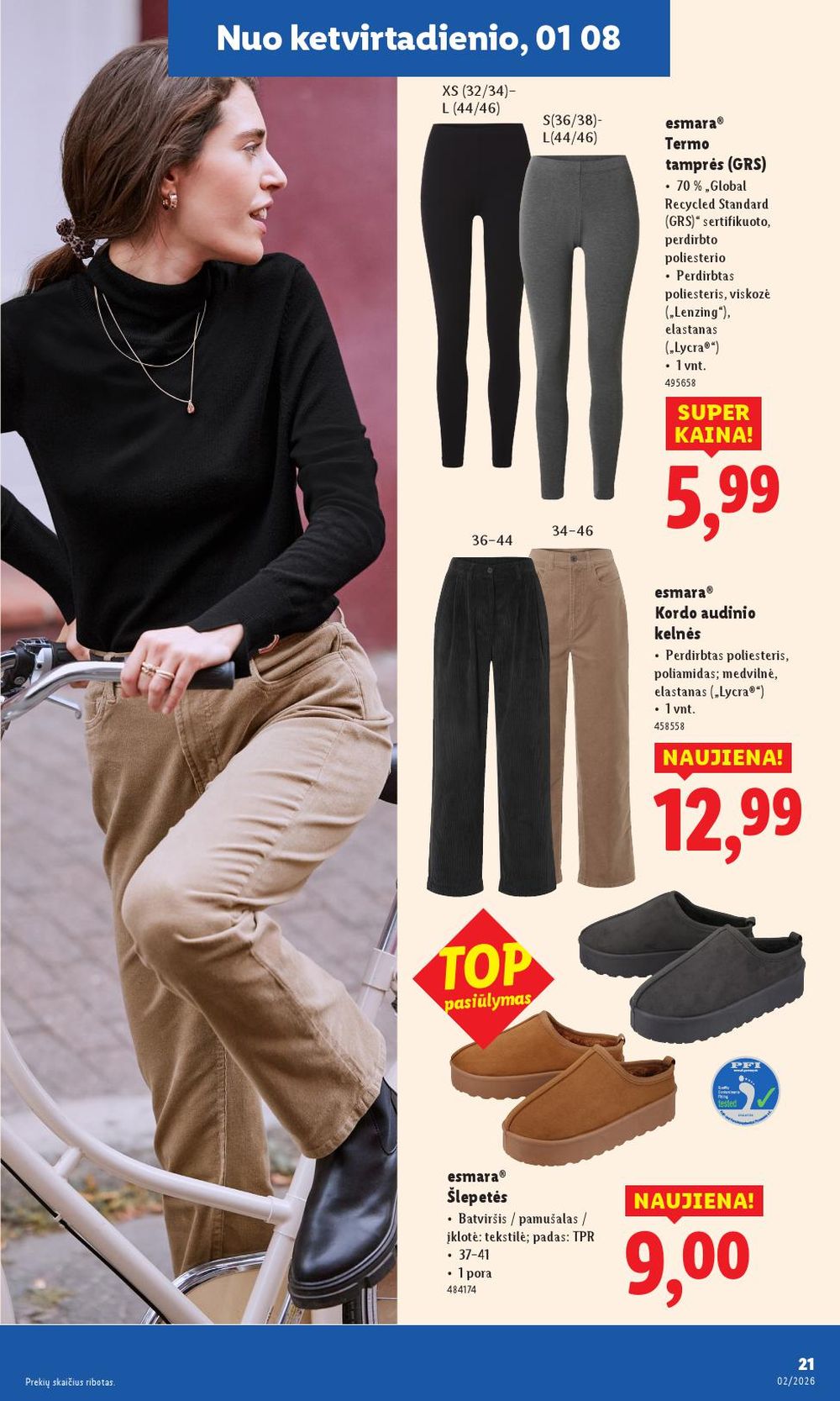 LIDL - Ne maisto prekių pasiūlymai (2026 01 05 - 2026 01 11) | 21