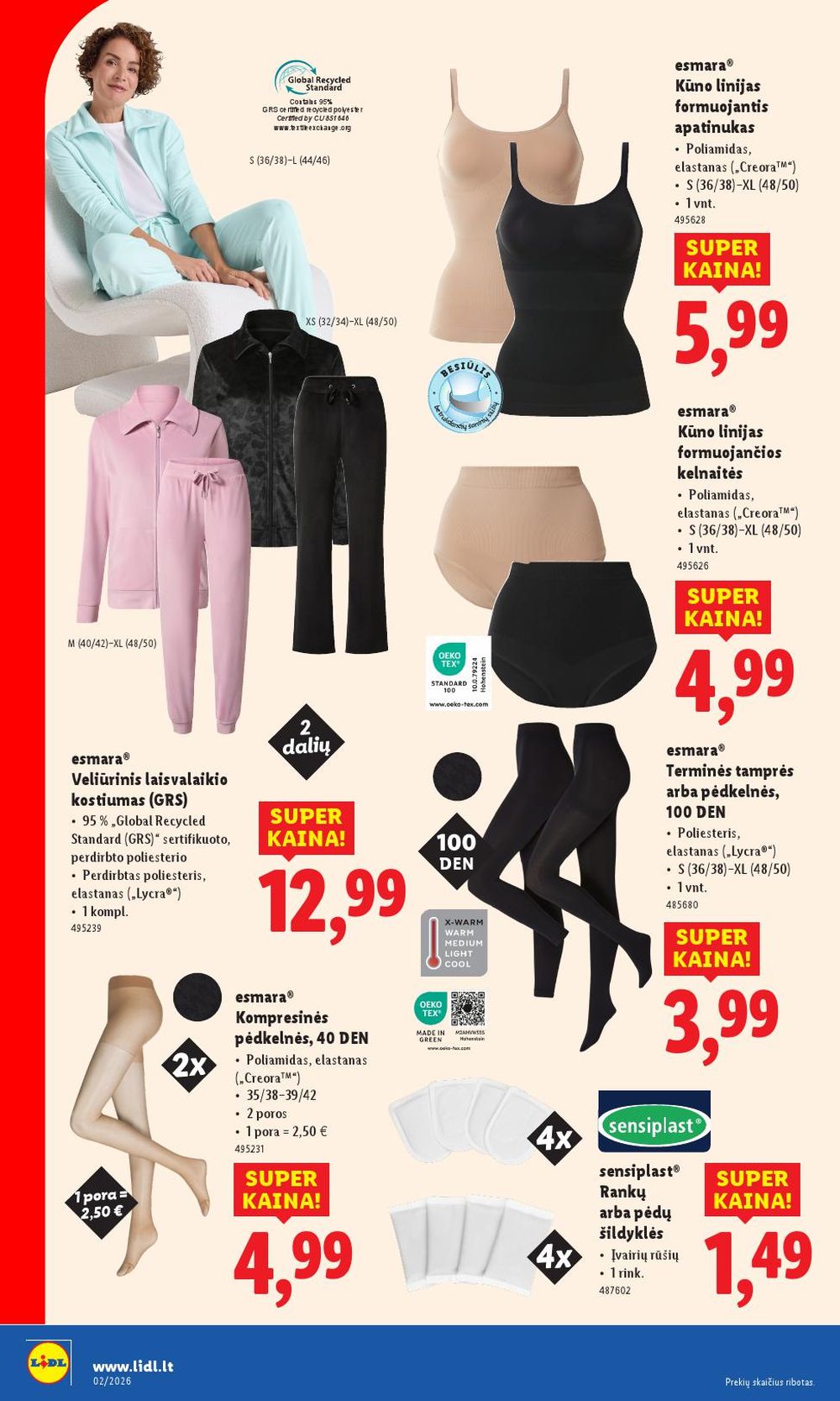 LIDL - Ne maisto prekių pasiūlymai (2026 01 05 - 2026 01 11) | 22