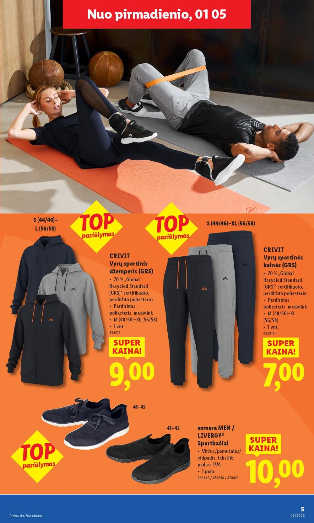 LIDL - Ne maisto prekių pasiūlymai (2026 01 05 - 2026 01 11) | 5