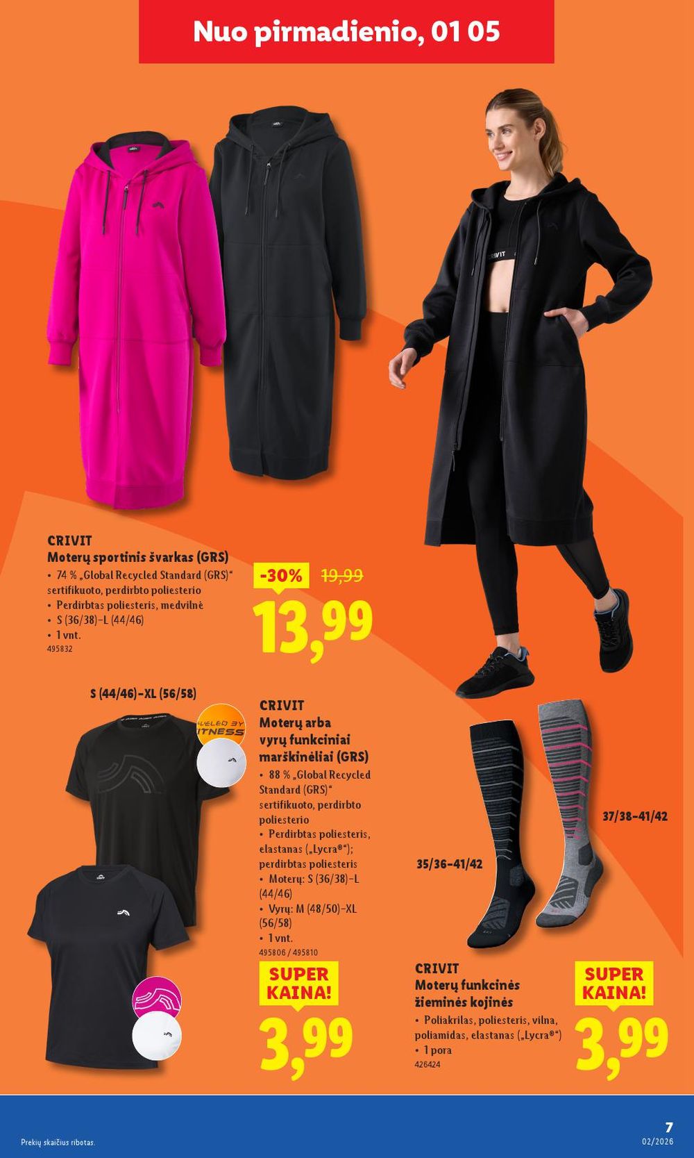 LIDL - Ne maisto prekių pasiūlymai (2026 01 05 - 2026 01 11) | 7