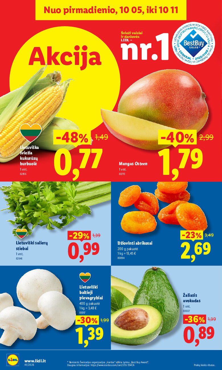MAISTO PREKIŲ PASIŪLYMAI (2026-10-05 - 2026-10-11) | 4
