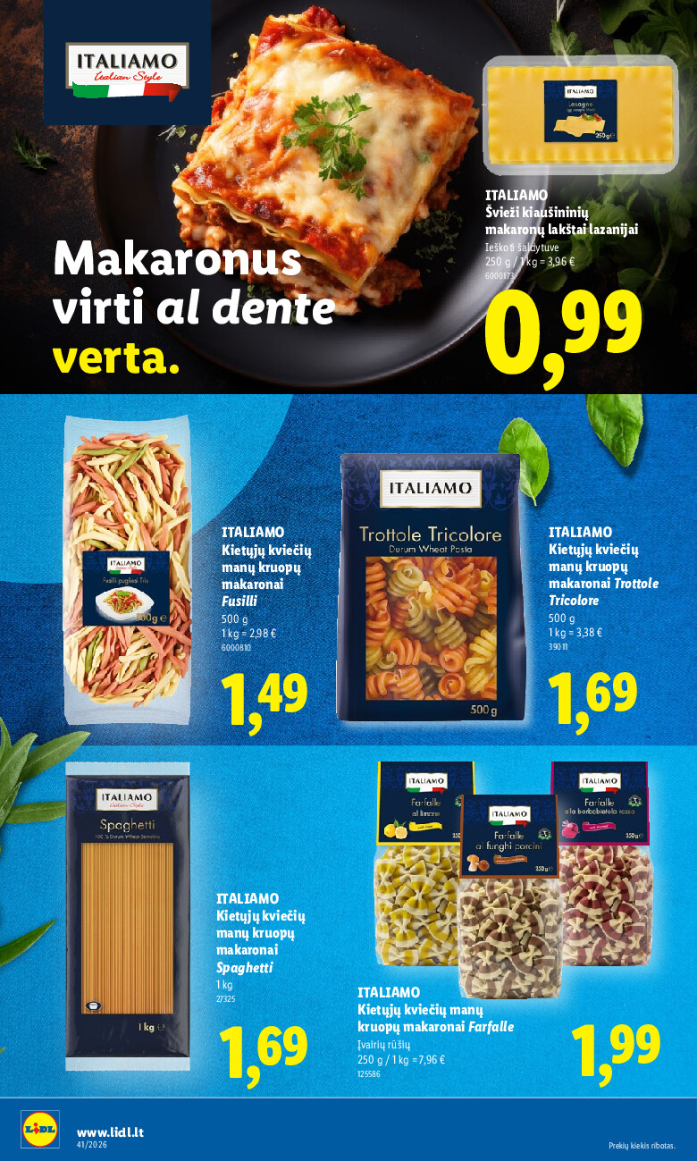 MAISTO PREKIŲ PASIŪLYMAI (2026-10-05 - 2026-10-11) | 32
