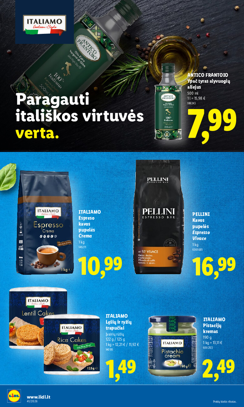 MAISTO PREKIŲ PASIŪLYMAI (2026-10-05 - 2026-10-11) | 34