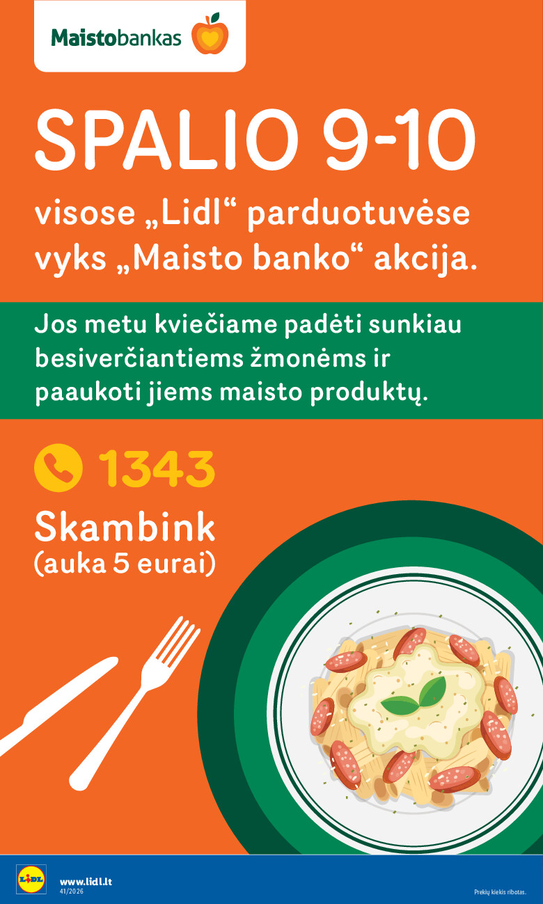 MAISTO PREKIŲ PASIŪLYMAI (2026-10-05 - 2026-10-11) | 48