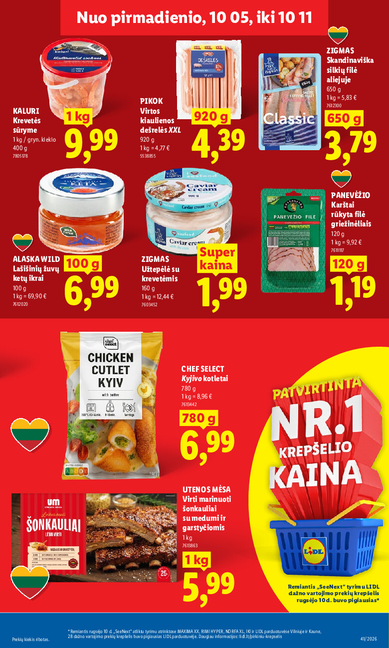 MAISTO PREKIŲ PASIŪLYMAI (2026-10-05 - 2026-10-11) | 9