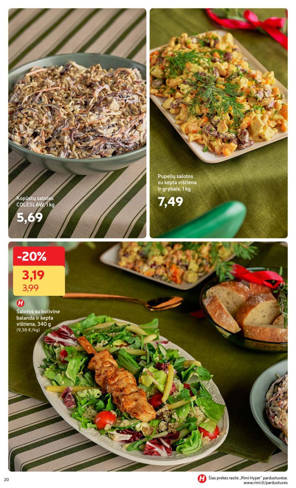 RIMI - Žiemos ŠVENČIŲ maisto prekių katalogas (2025 12 02 - 2026 01 05) | 20