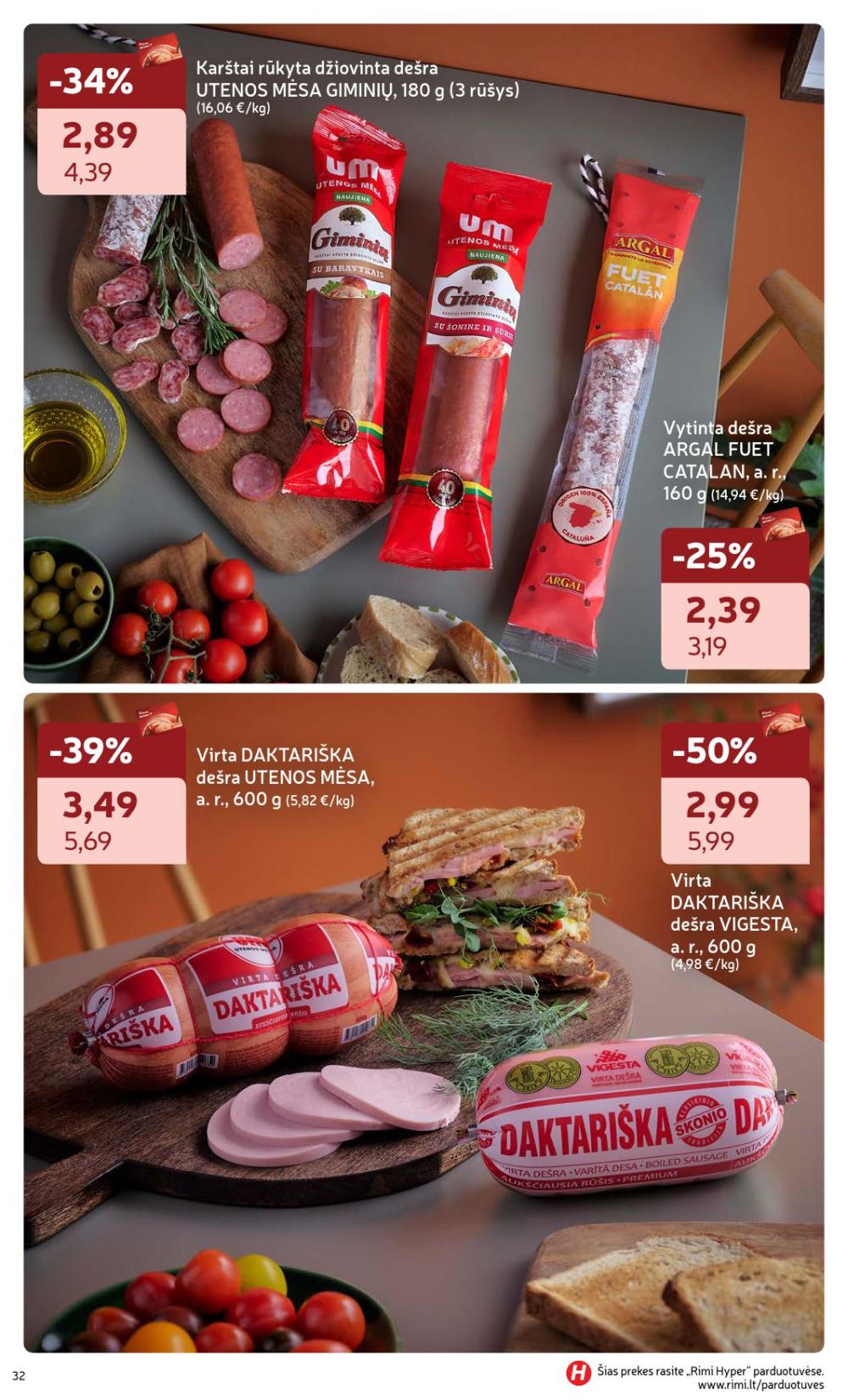 RIMI - Žiemos ŠVENČIŲ maisto prekių katalogas (2025 12 02 - 2026 01 05) | 32