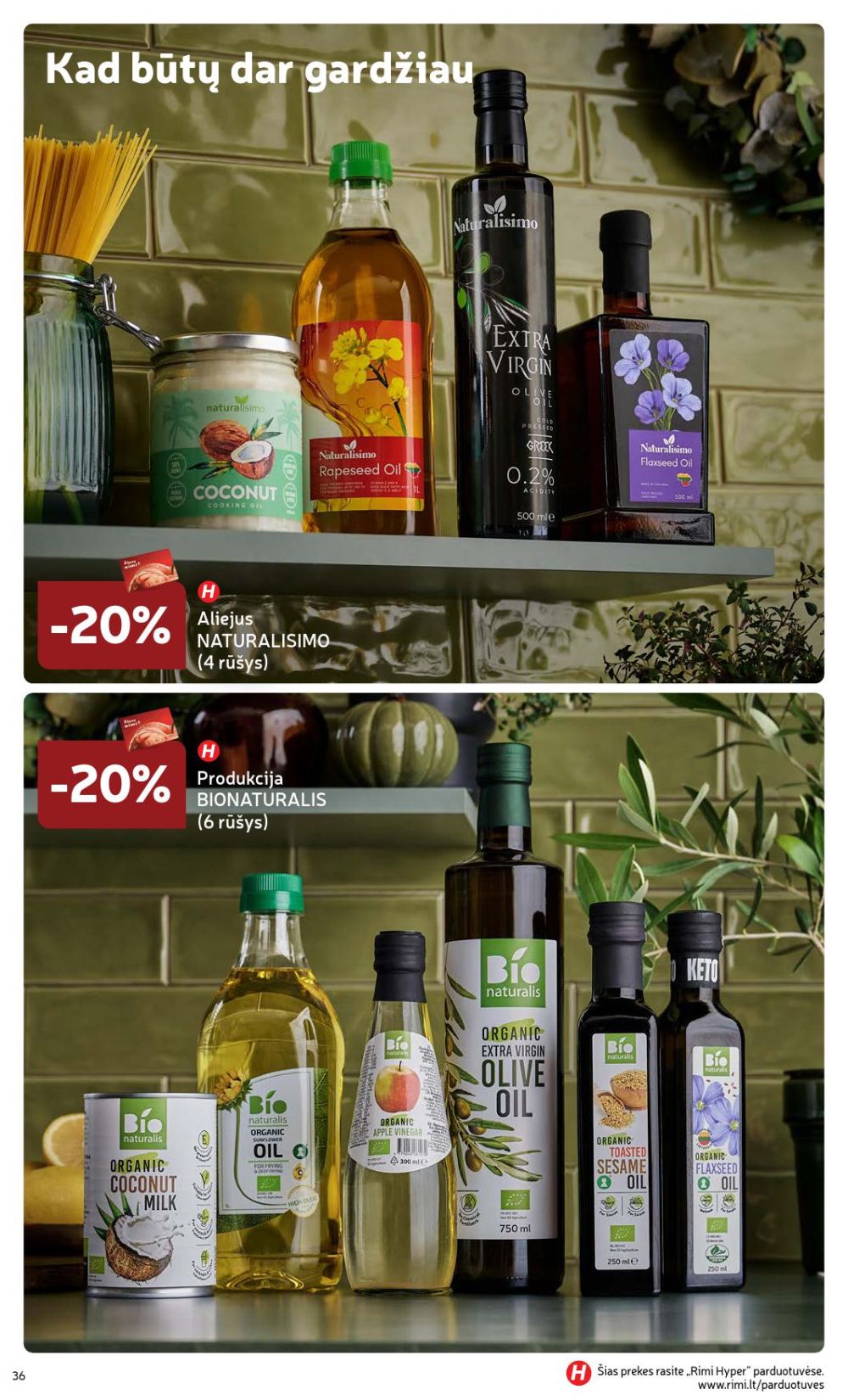 RIMI - Žiemos ŠVENČIŲ maisto prekių katalogas (2025 12 02 - 2026 01 05) | 36