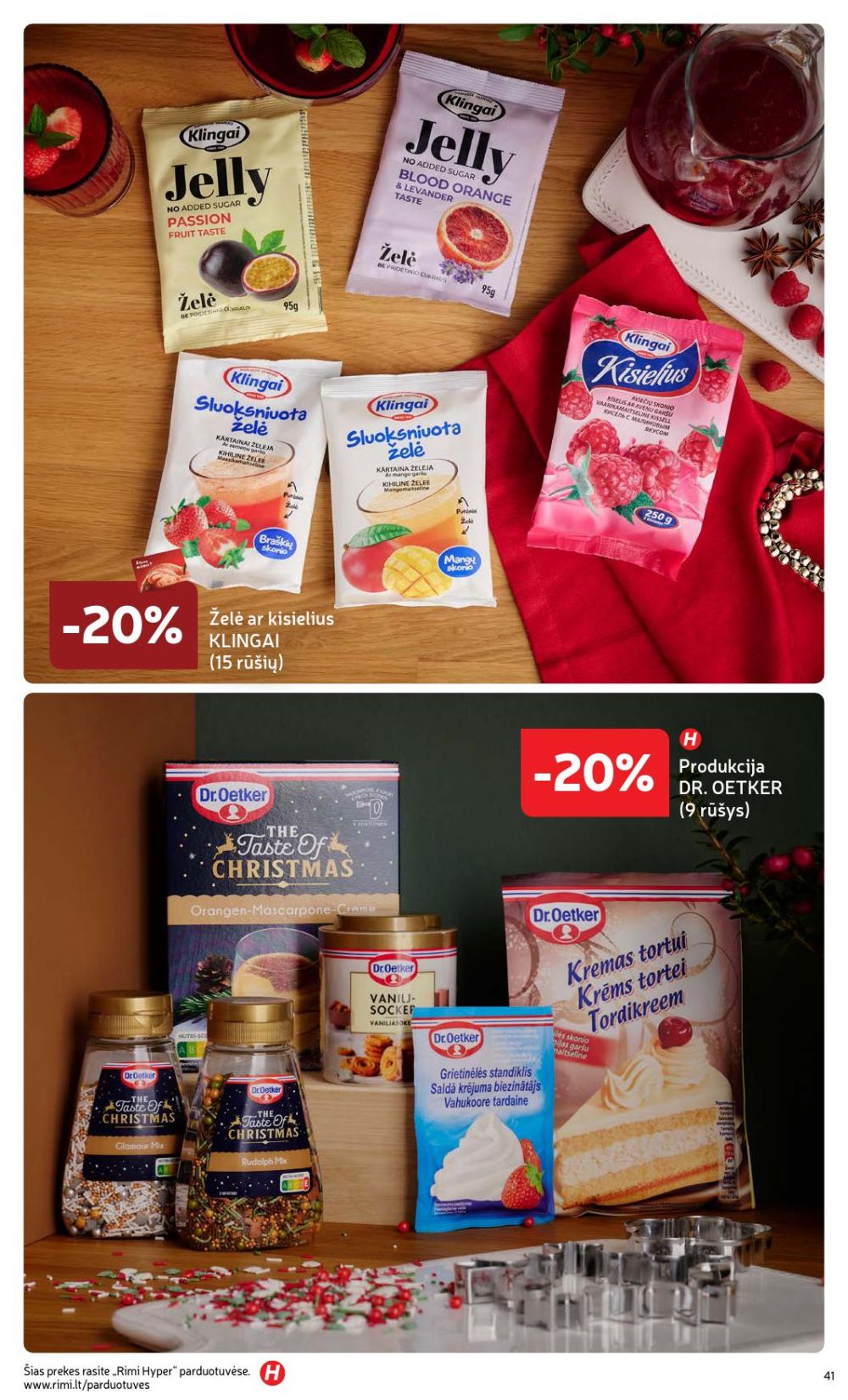 RIMI - Žiemos ŠVENČIŲ maisto prekių katalogas (2025 12 02 - 2026 01 05) | 41