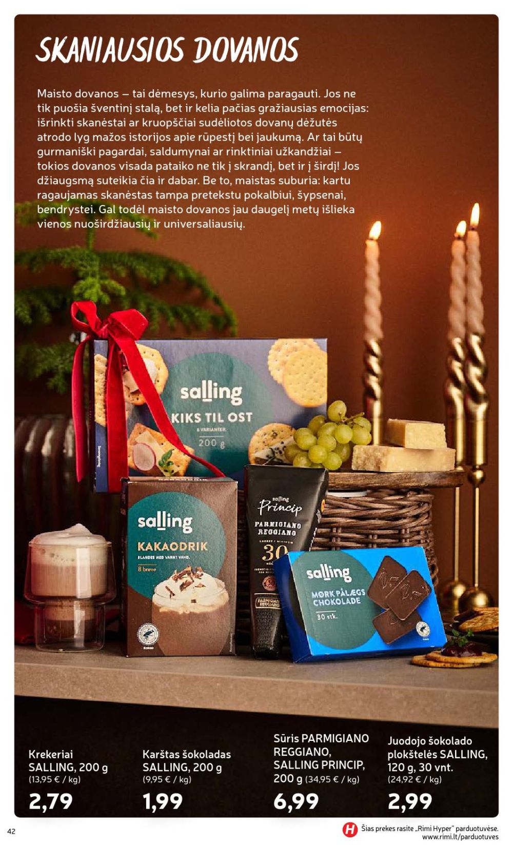 RIMI - Žiemos ŠVENČIŲ maisto prekių katalogas (2025 12 02 - 2026 01 05) | 42