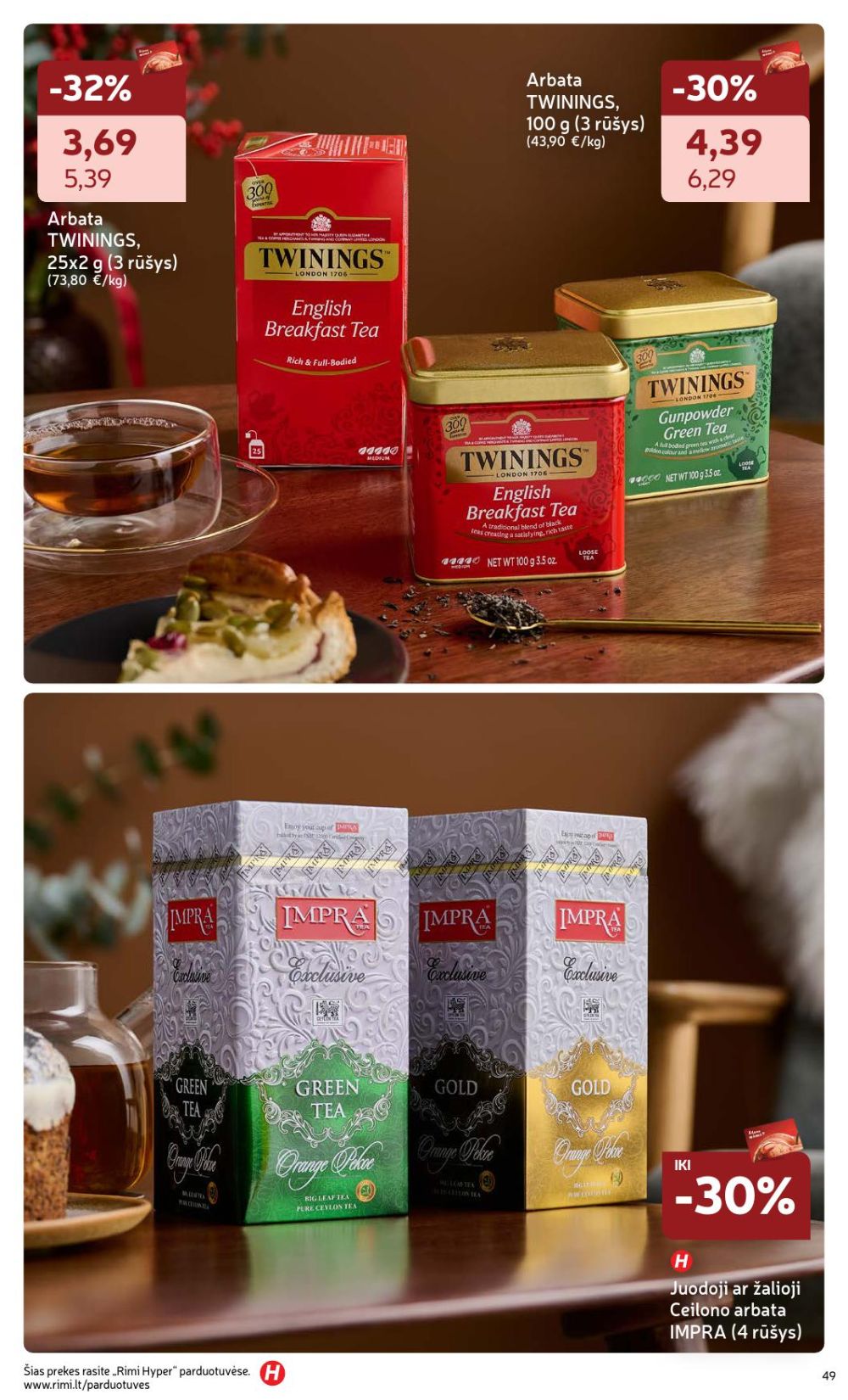 RIMI - Žiemos ŠVENČIŲ maisto prekių katalogas (2025 12 02 - 2026 01 05) | 49