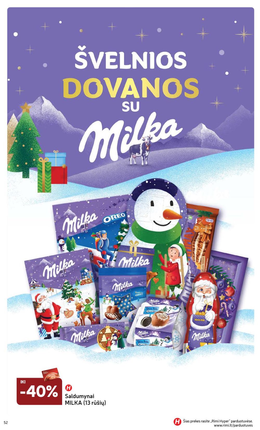 RIMI - Žiemos ŠVENČIŲ maisto prekių katalogas (2025 12 02 - 2026 01 05) | 52