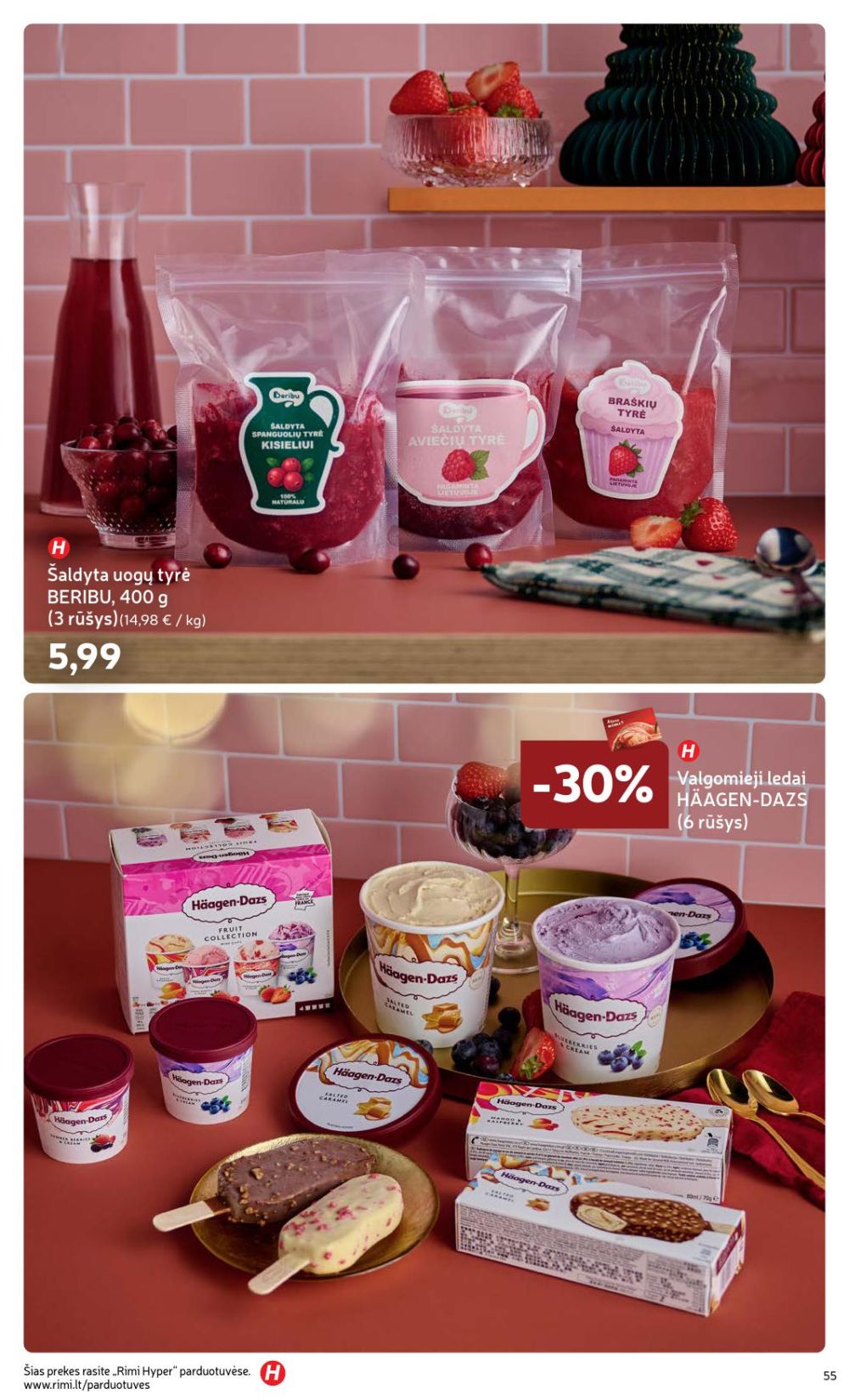 RIMI - Žiemos ŠVENČIŲ maisto prekių katalogas (2025 12 02 - 2026 01 05) | 55