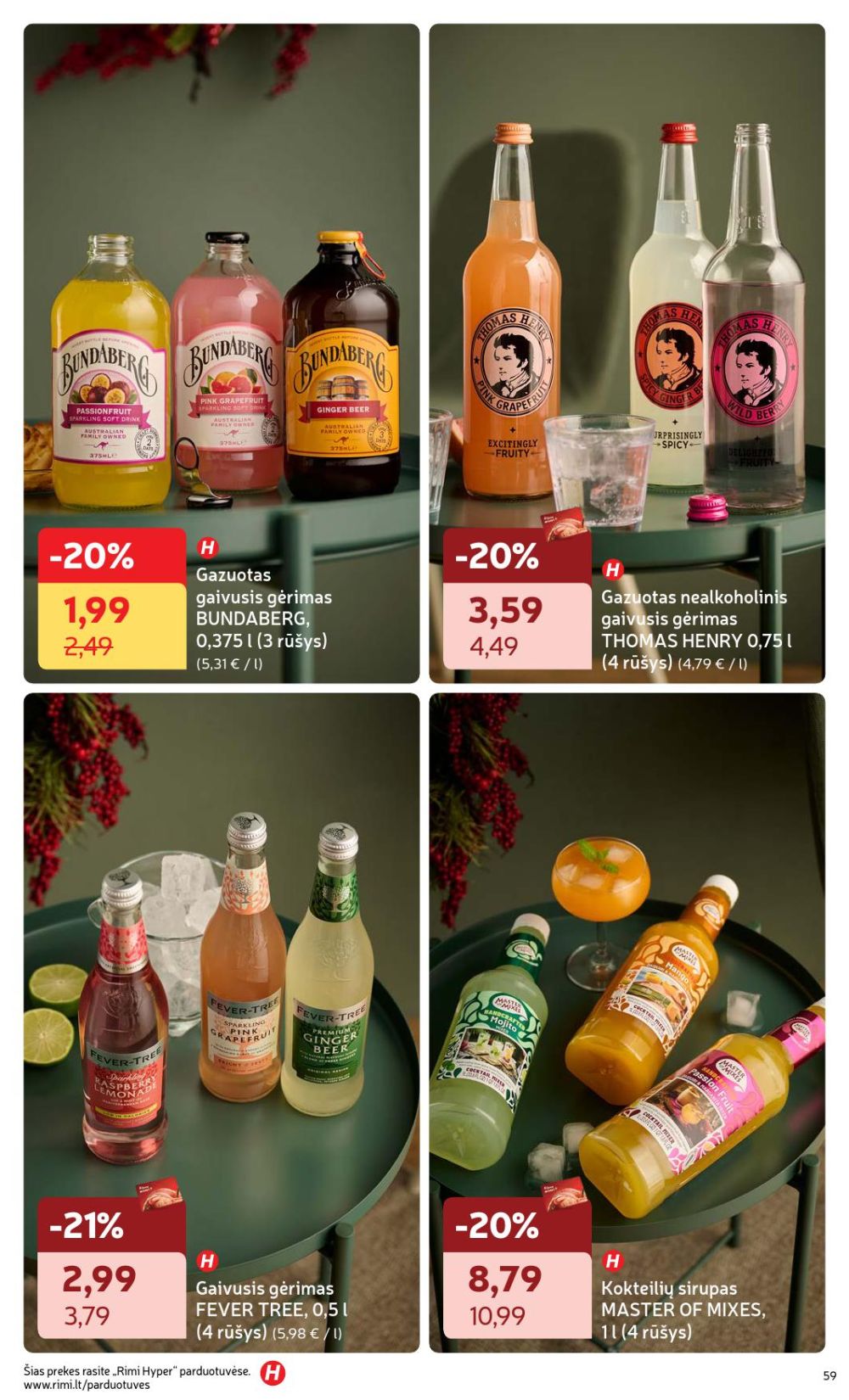 RIMI - Žiemos ŠVENČIŲ maisto prekių katalogas (2025 12 02 - 2026 01 05) | 59