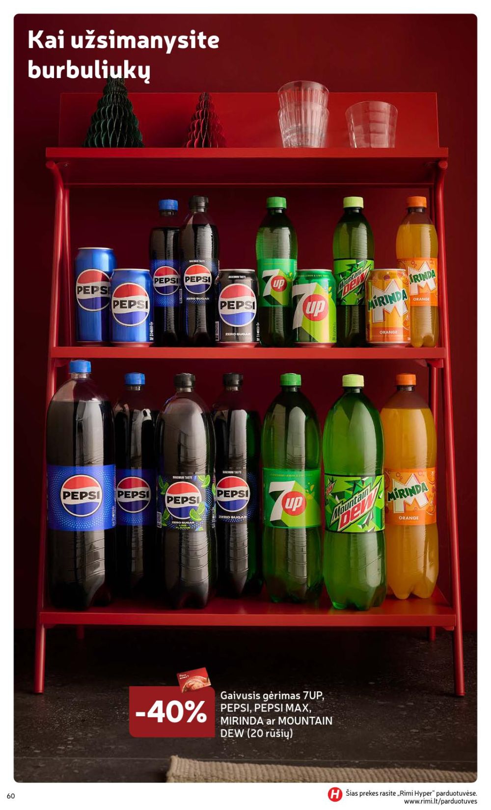 RIMI - Žiemos ŠVENČIŲ maisto prekių katalogas (2025 12 02 - 2026 01 05) | 60