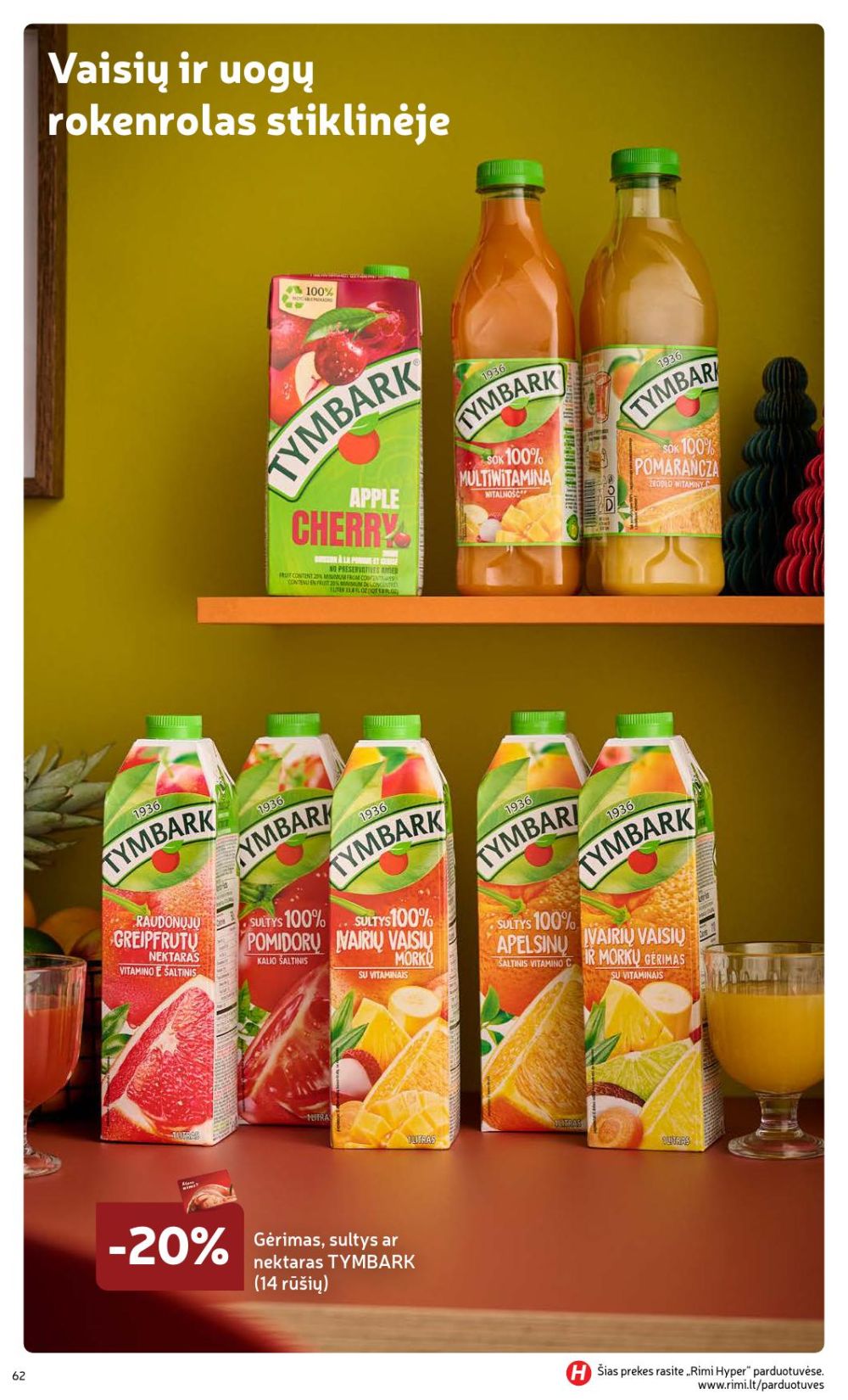 RIMI - Žiemos ŠVENČIŲ maisto prekių katalogas (2025 12 02 - 2026 01 05) | 62