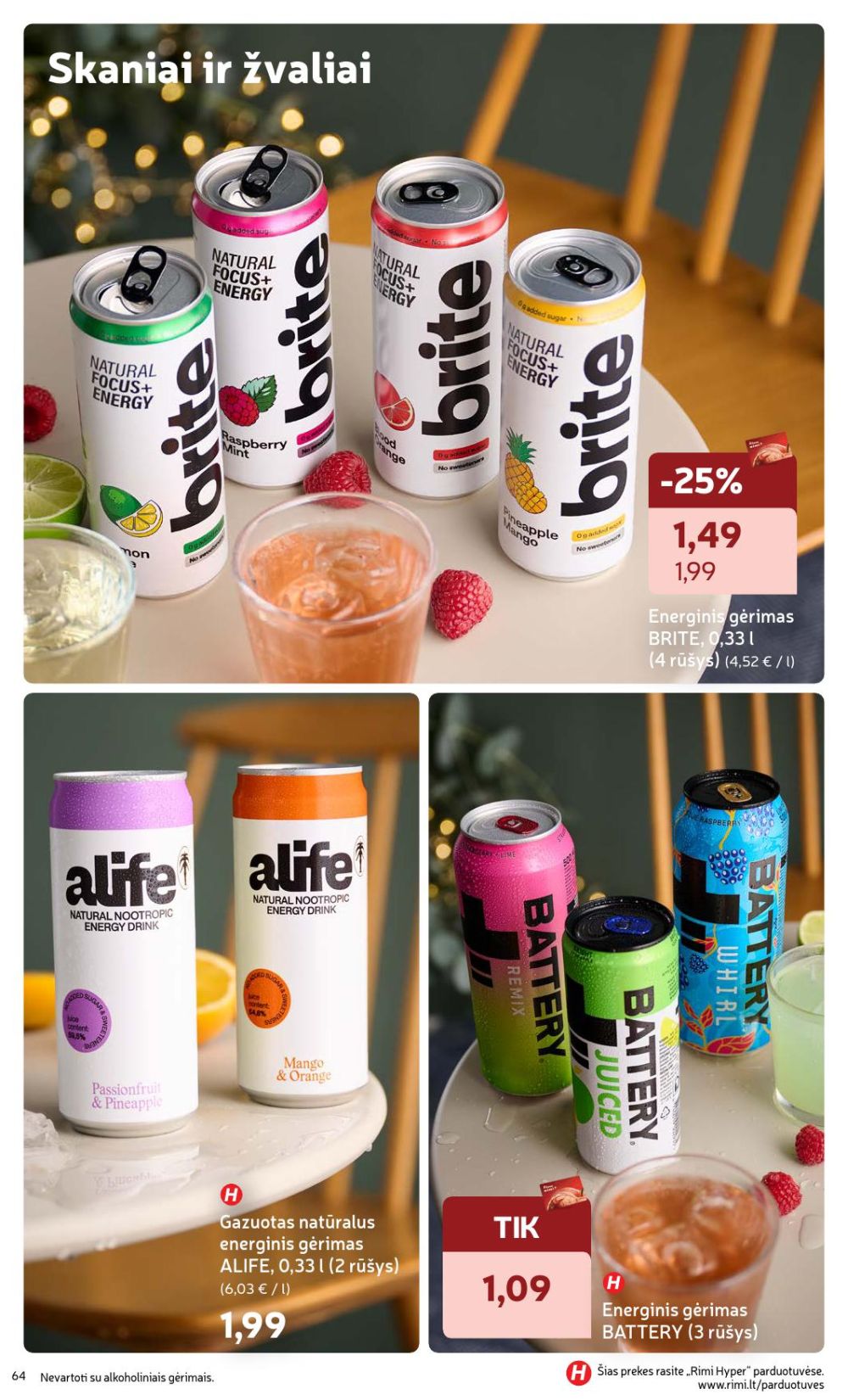 RIMI - Žiemos ŠVENČIŲ maisto prekių katalogas (2025 12 02 - 2026 01 05) | 64