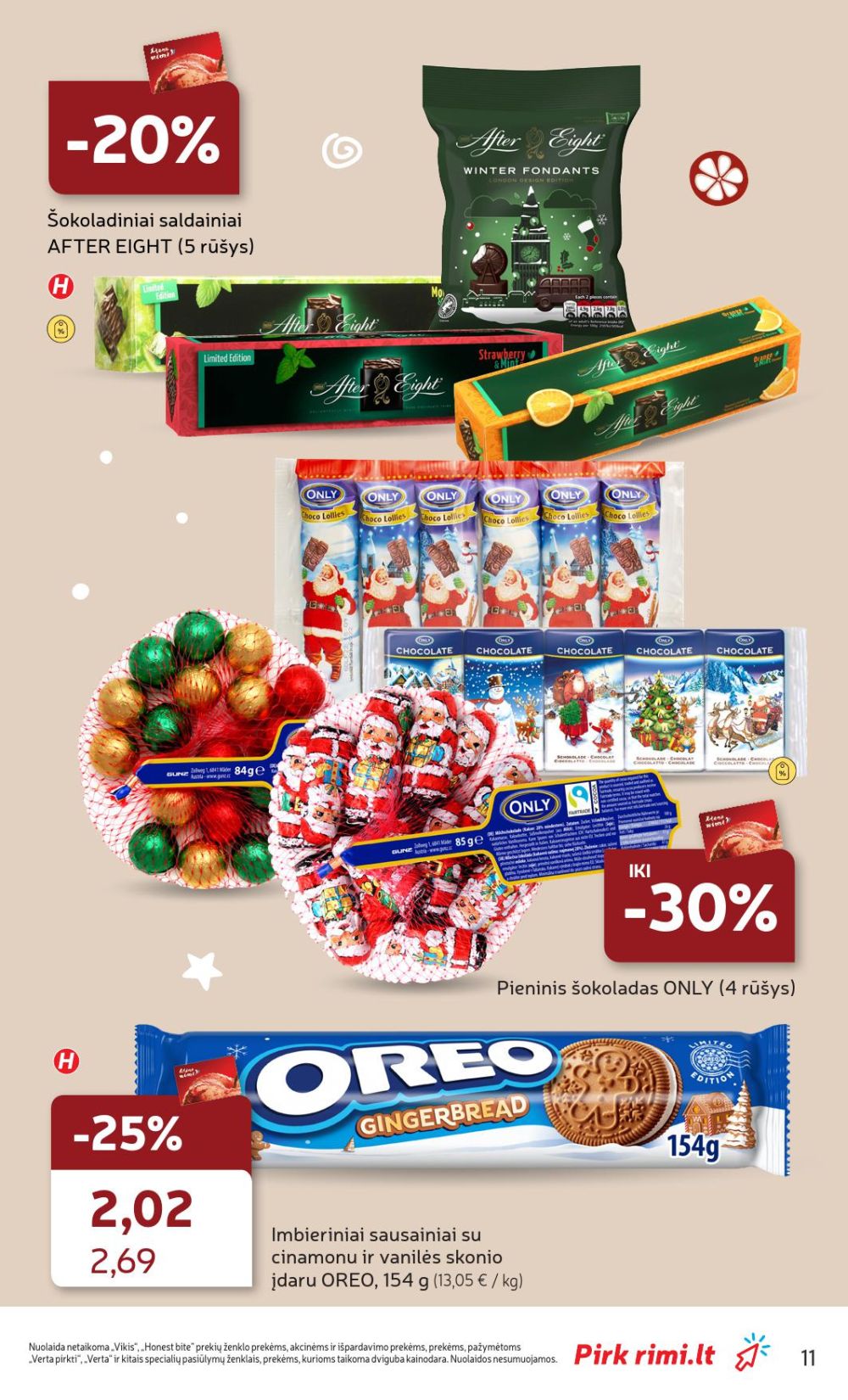 RIMI - Kalėdinių SALDUMYNŲ asortimento katalogas (2025 12 02 - 2025 12 15) | 11