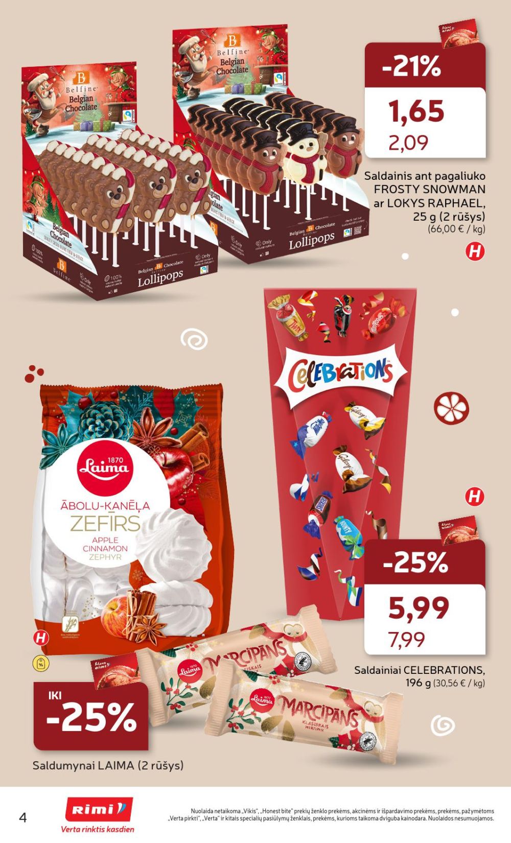 RIMI - Kalėdinių SALDUMYNŲ asortimento katalogas (2025 12 02 - 2025 12 15) | 4