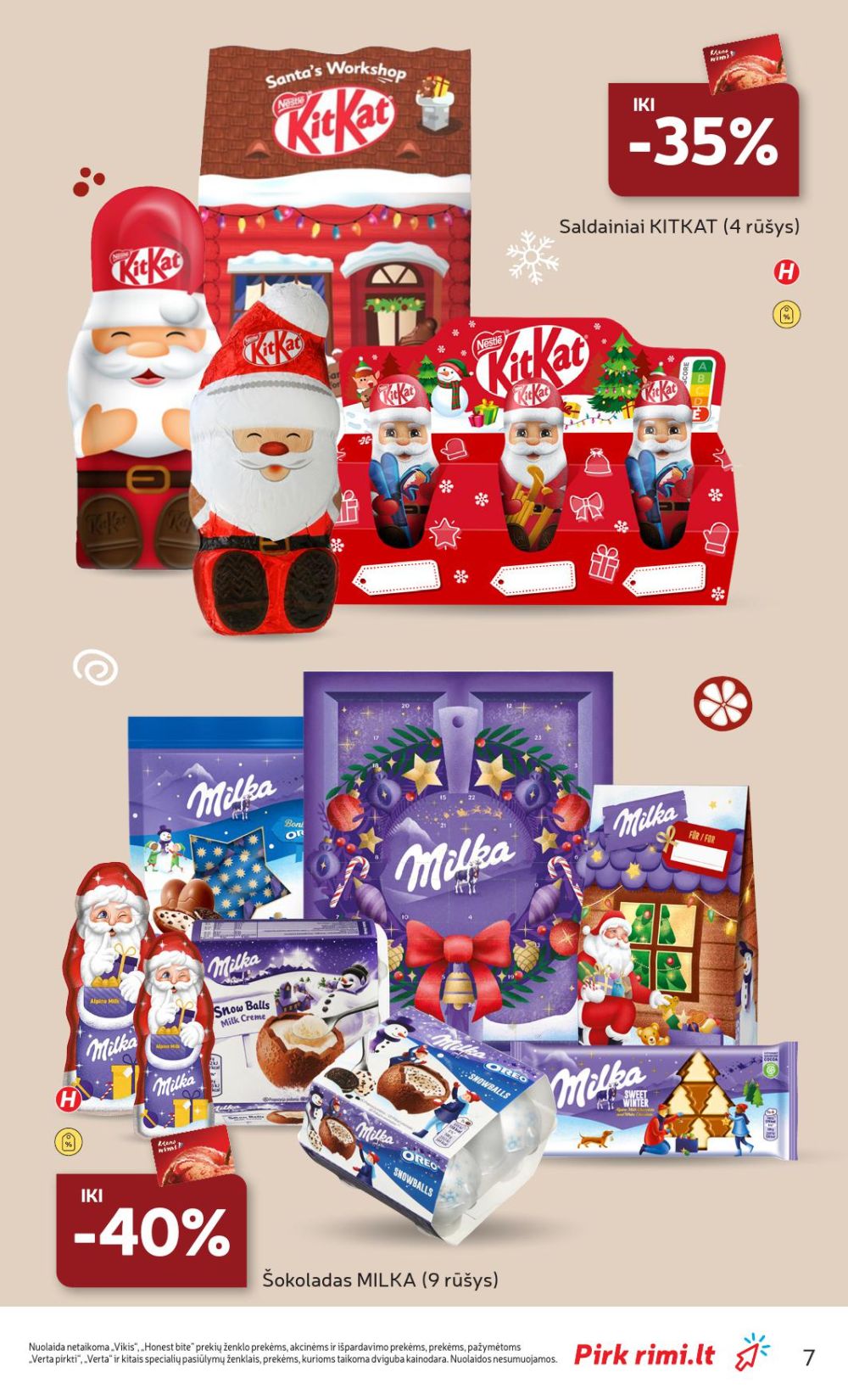 RIMI - Kalėdinių SALDUMYNŲ asortimento katalogas (2025 12 02 - 2025 12 15) | 7
