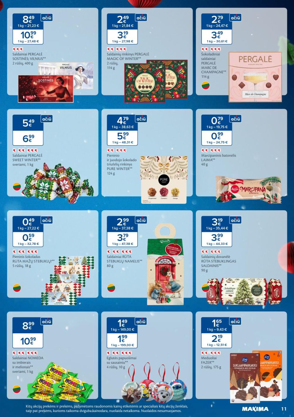 MAXIMA - Daugiau laiko Kalėdoms (2025 11 11 - 2025 11 17) | 11