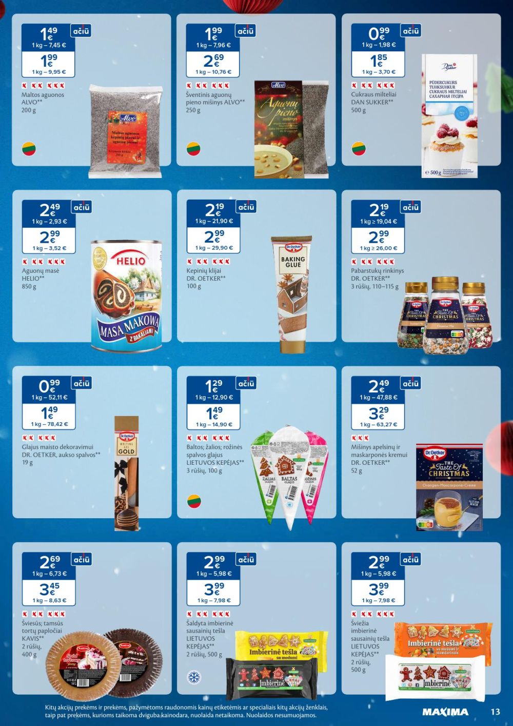 MAXIMA - Daugiau laiko Kalėdoms (2025 11 11 - 2025 11 17) | 13