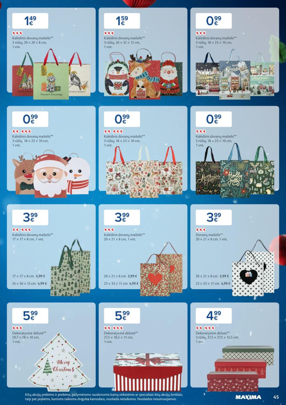 MAXIMA - Daugiau laiko Kalėdoms (2025 11 11 - 2025 11 17) | 45