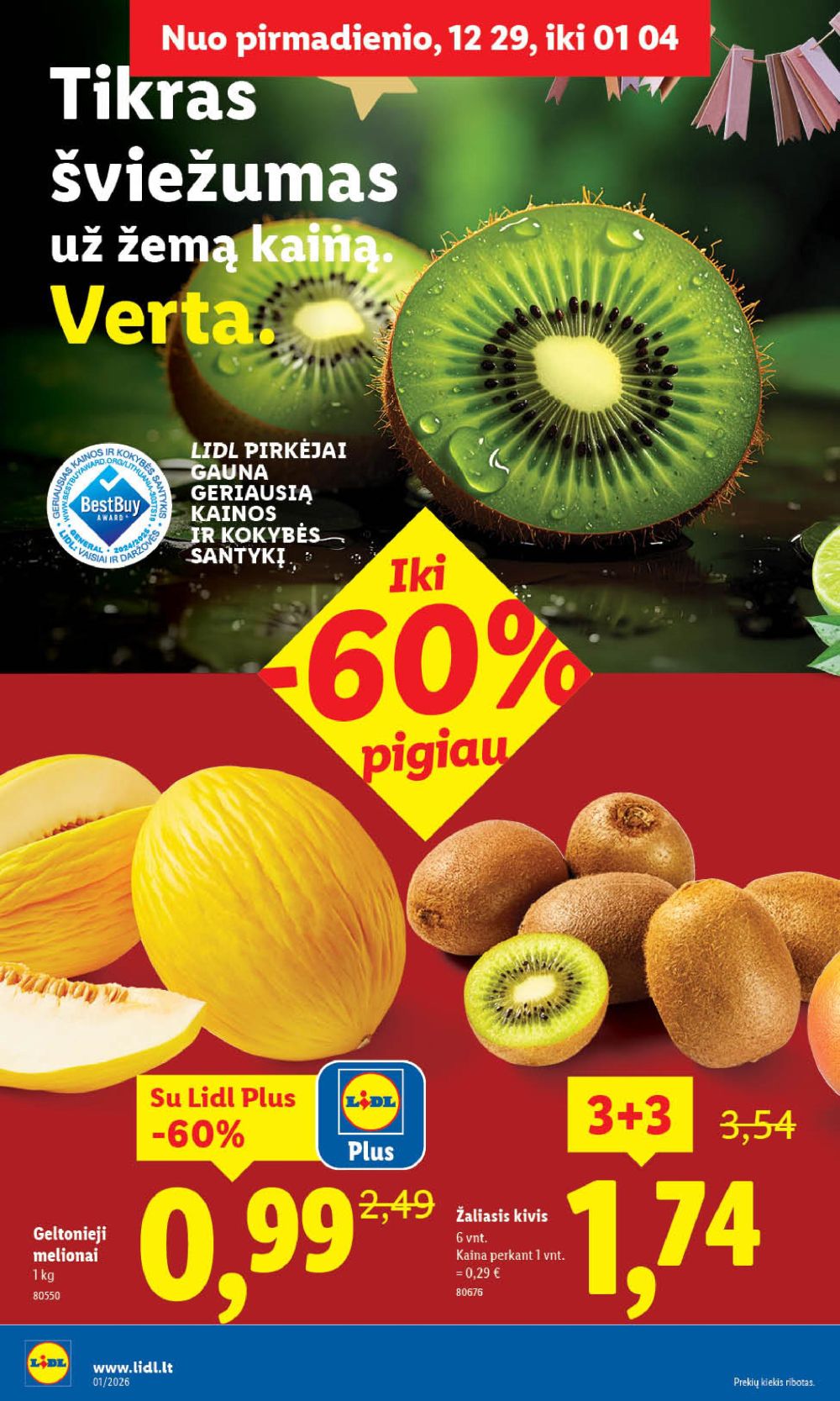 LIDL - Maisto prekių pasiūlymai (2025 12 29 - 2026 01 04) | 4