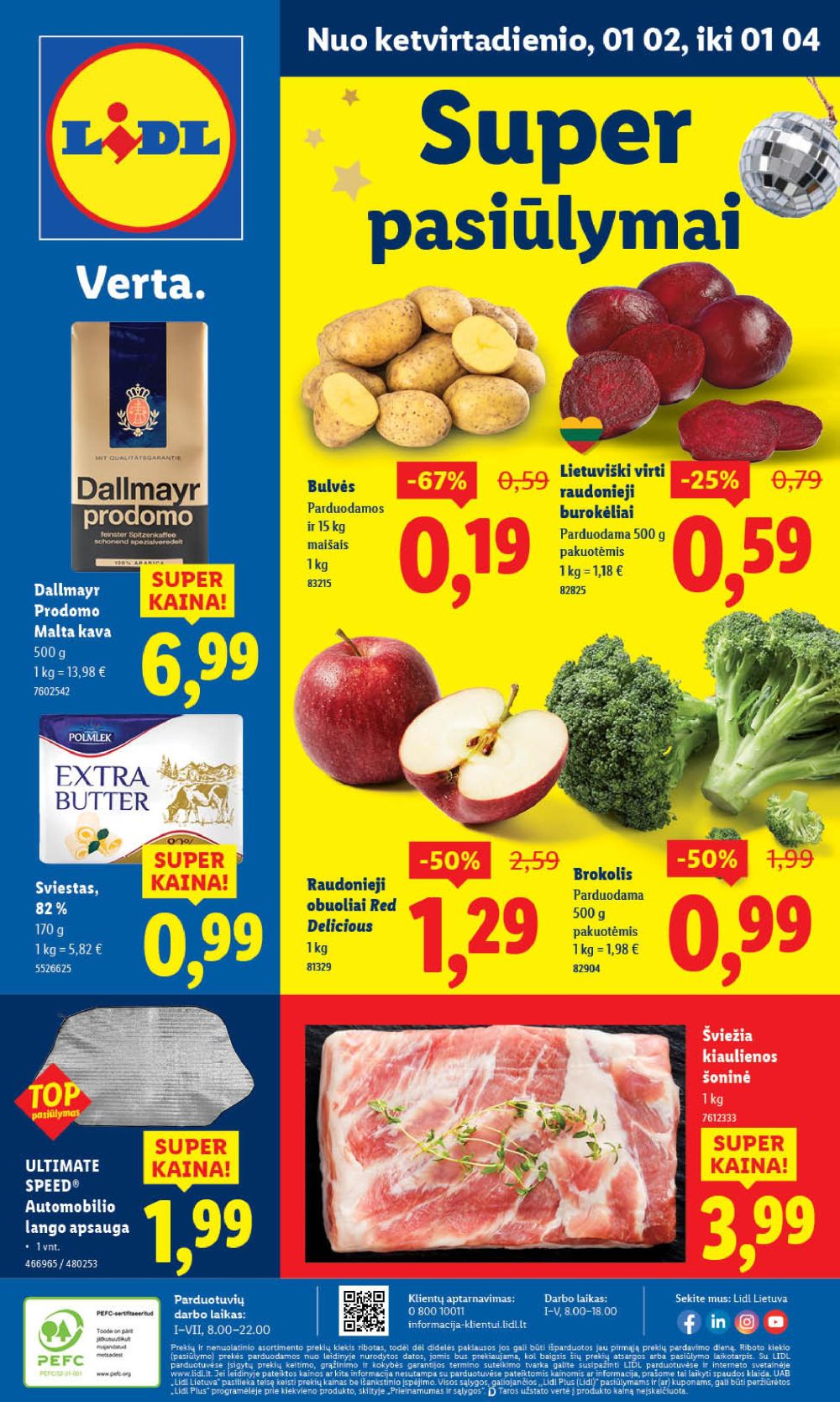 LIDL - Maisto prekių pasiūlymai (2025 12 29 - 2026 01 04) | 36