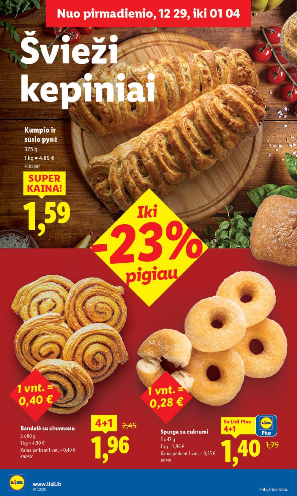 LIDL - Maisto prekių pasiūlymai (2025 12 29 - 2026 01 04) | 6