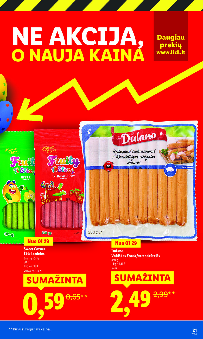 Ne akcija, o nauja kaina (2026-01-05 - 2026-03-16) | 21