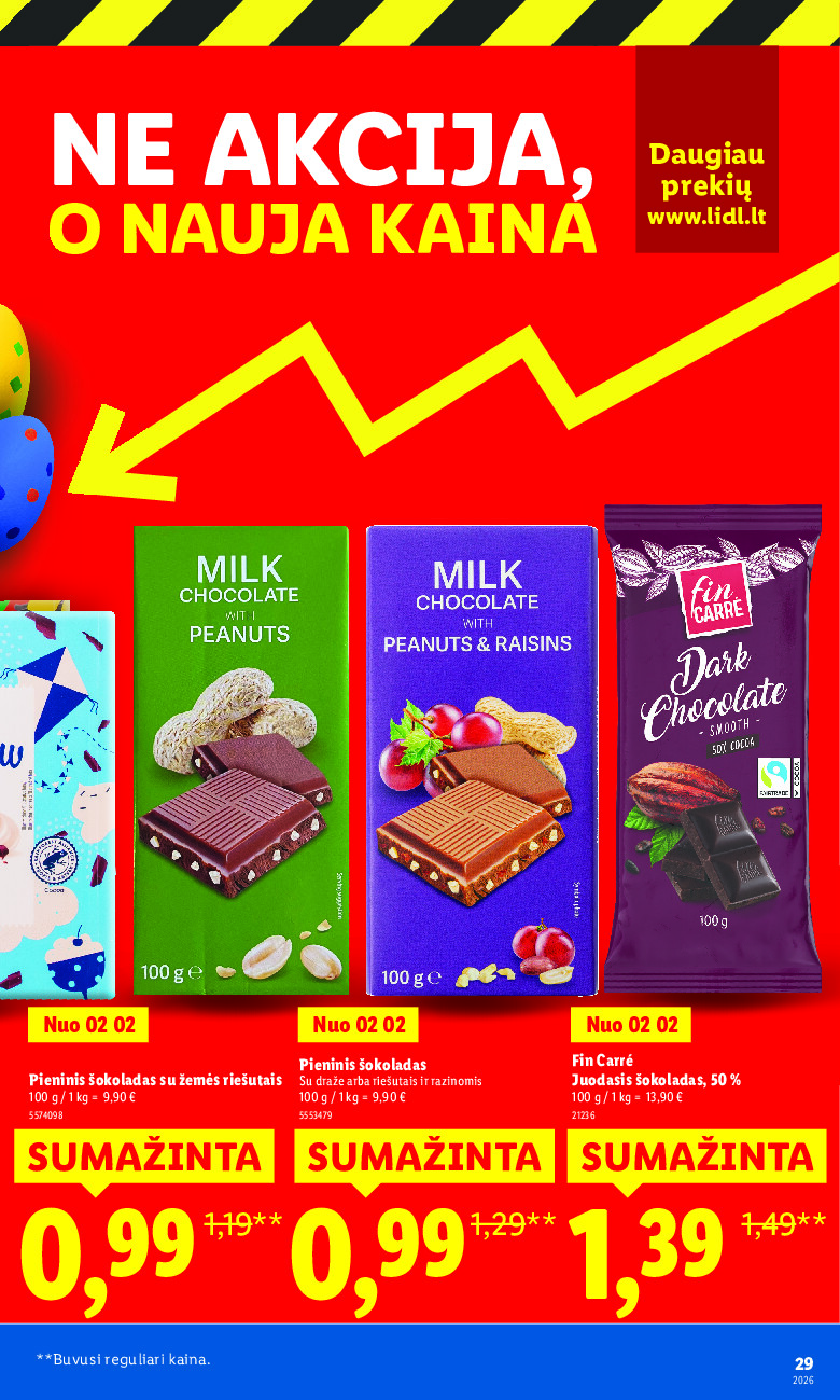 Ne akcija, o nauja kaina (2026-01-05 - 2026-03-16) | 29