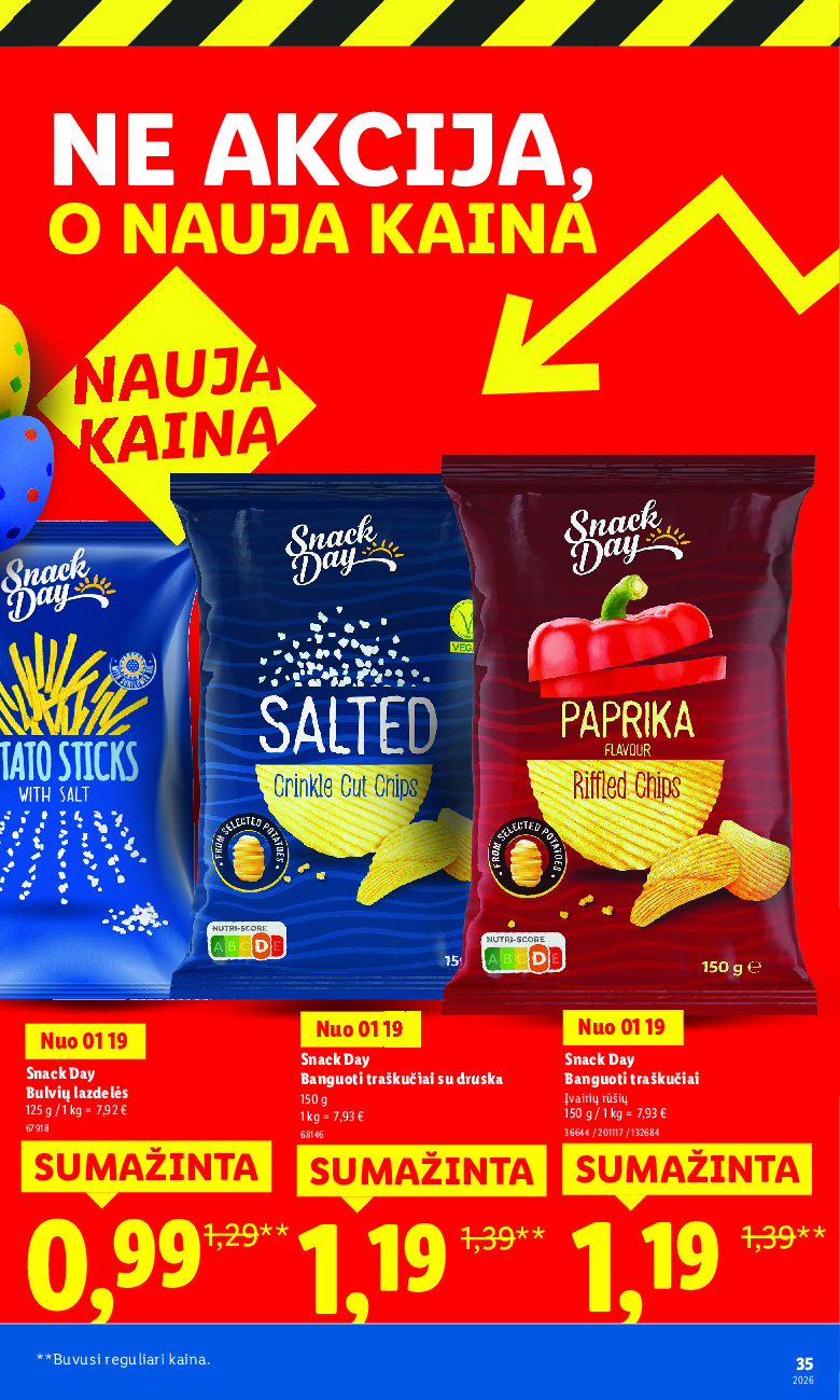 Ne akcija, o nauja kaina (2026-01-05 - 2026-03-16) | 35