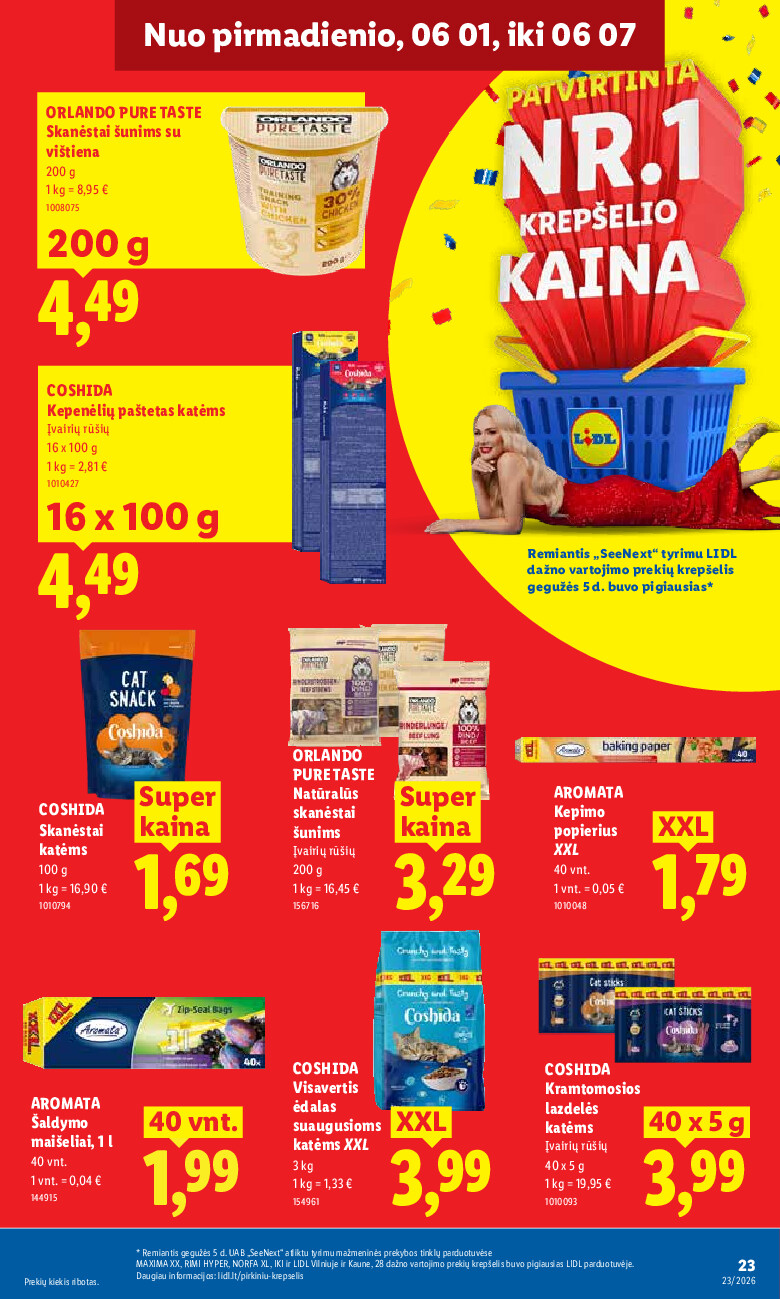 MAISTO PREKIŲ PASIŪLYMAI (2026-06-01 - 2026-06-07) | 23