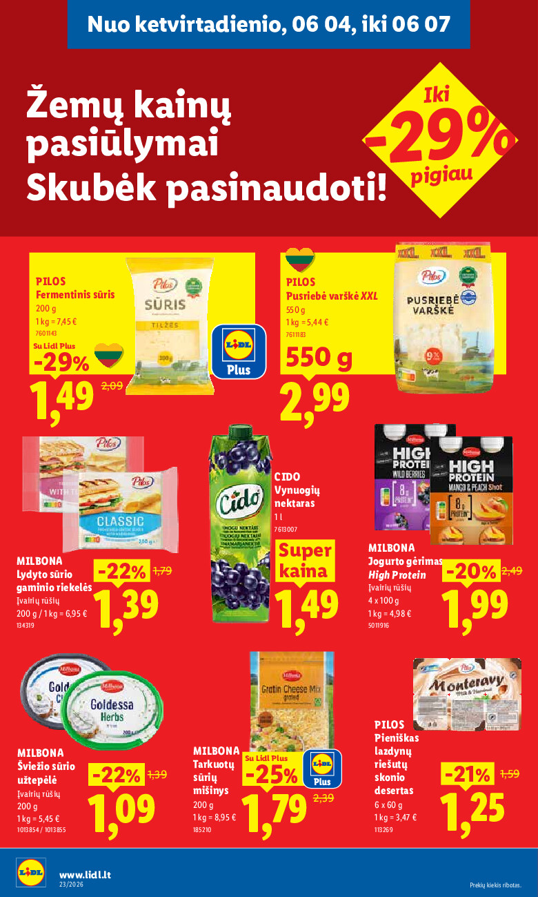 MAISTO PREKIŲ PASIŪLYMAI (2026-06-01 - 2026-06-07) | 38